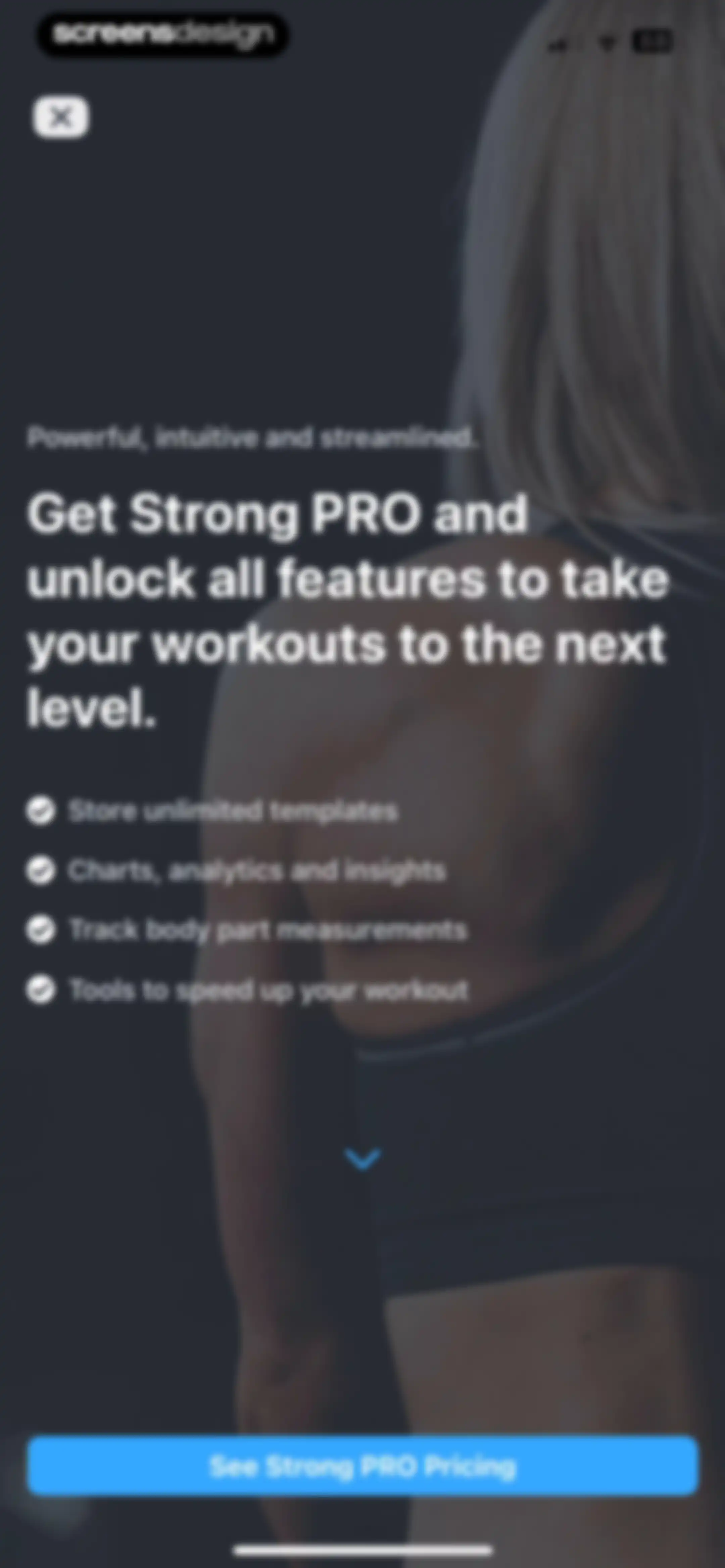Strong Workout Tracker Gym Log screen 16