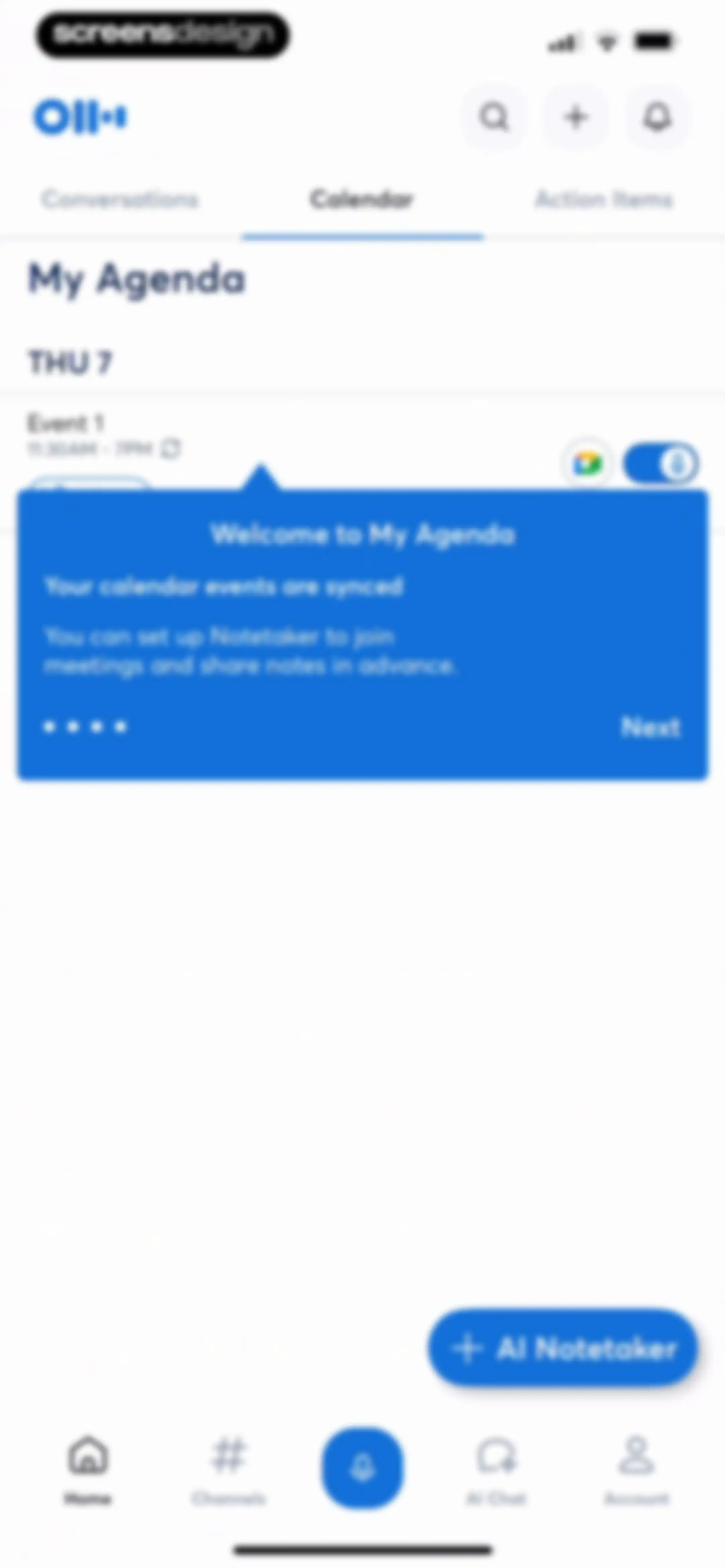 Otter Transcribe Voice Notes screen 17