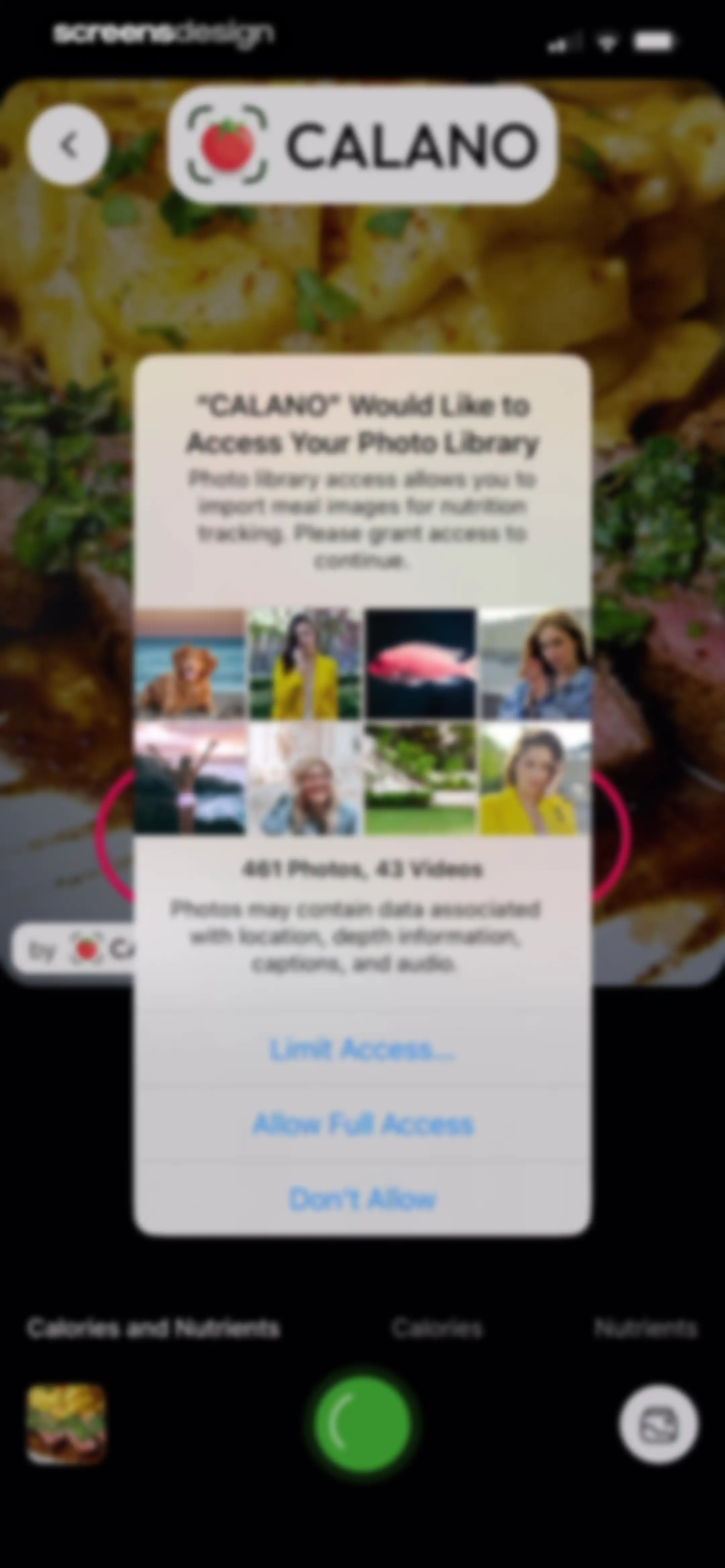CALANO — Calorie Tracker screen 58