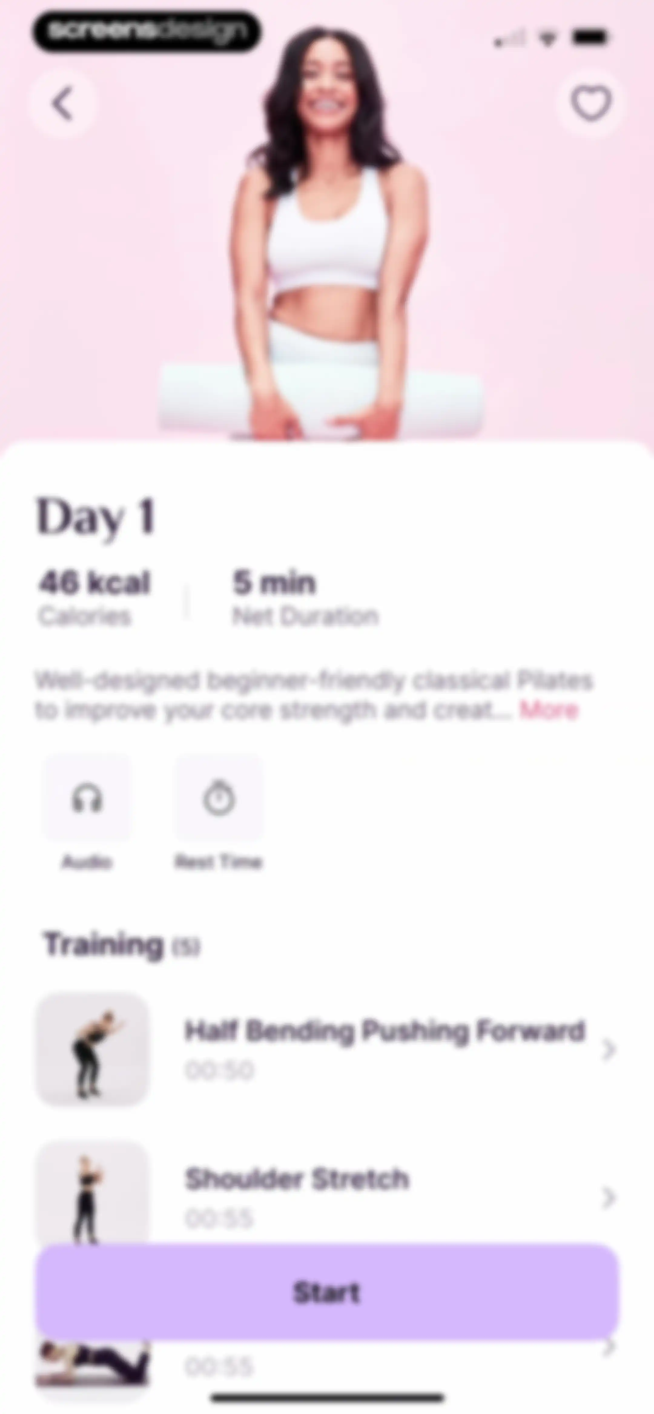 Pilates at Home, Wall Pilates screen 76