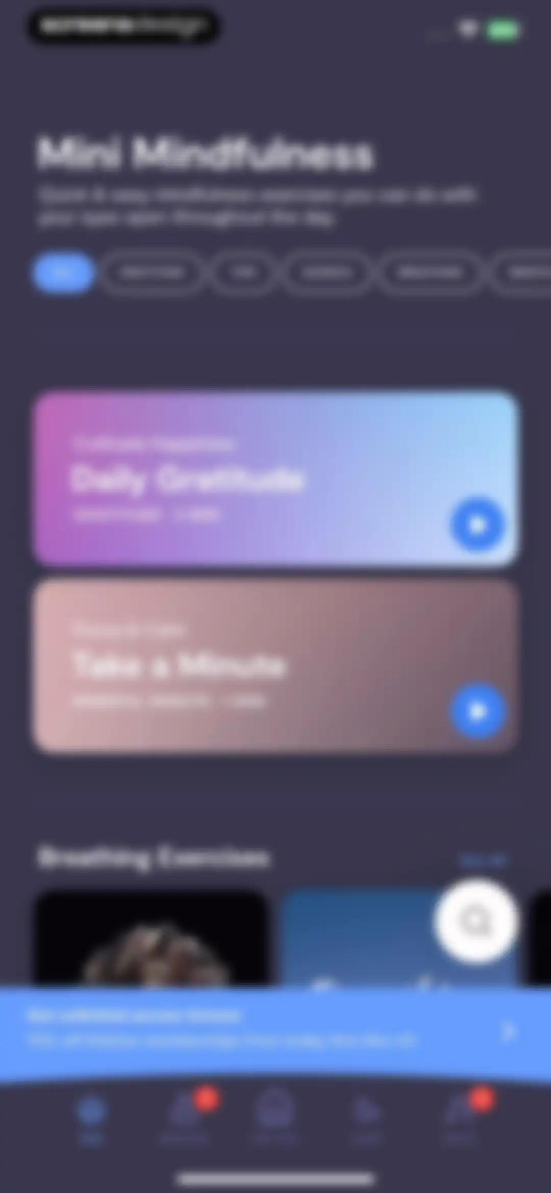 Mindfulness.com Meditation App screen 45