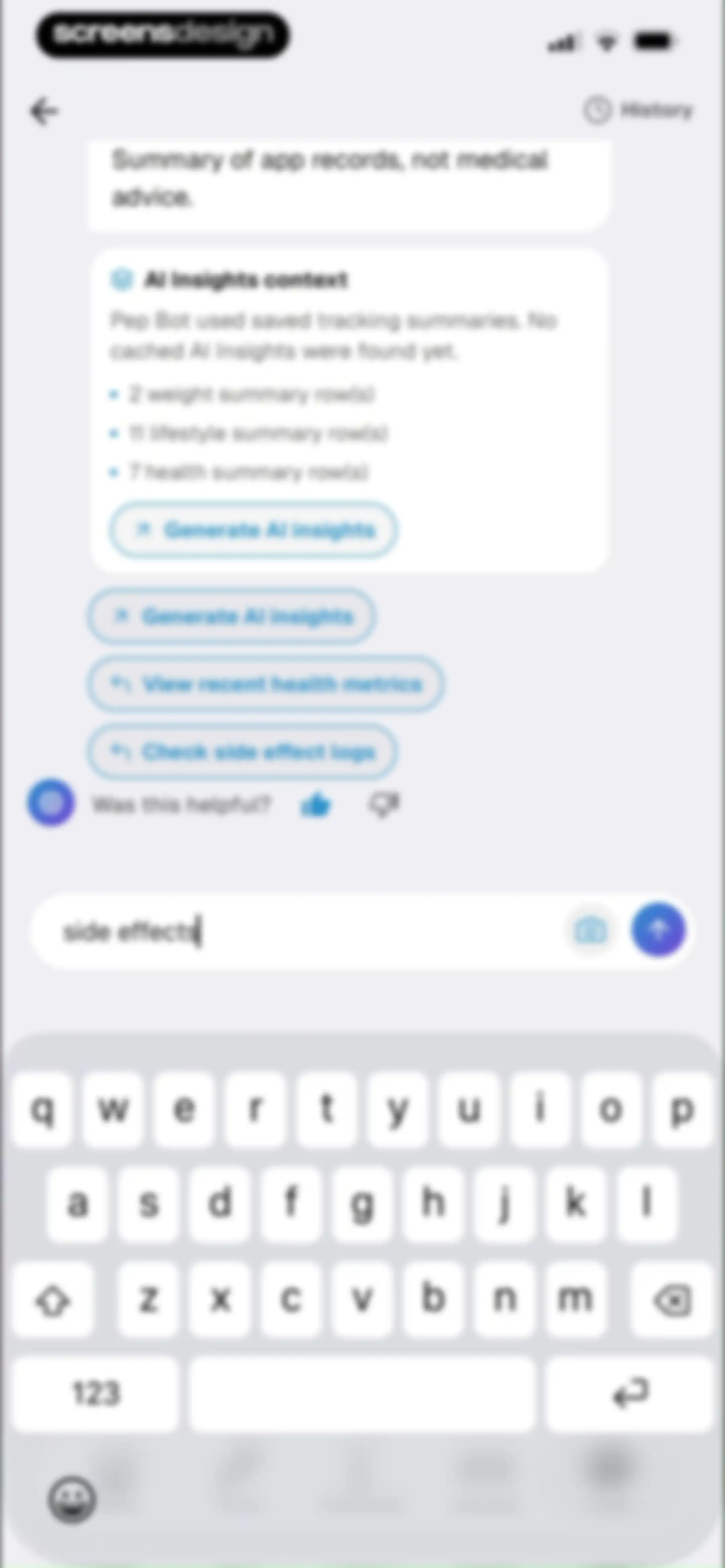 Pep AI: Peptide GLP-1 Tracker screen 188