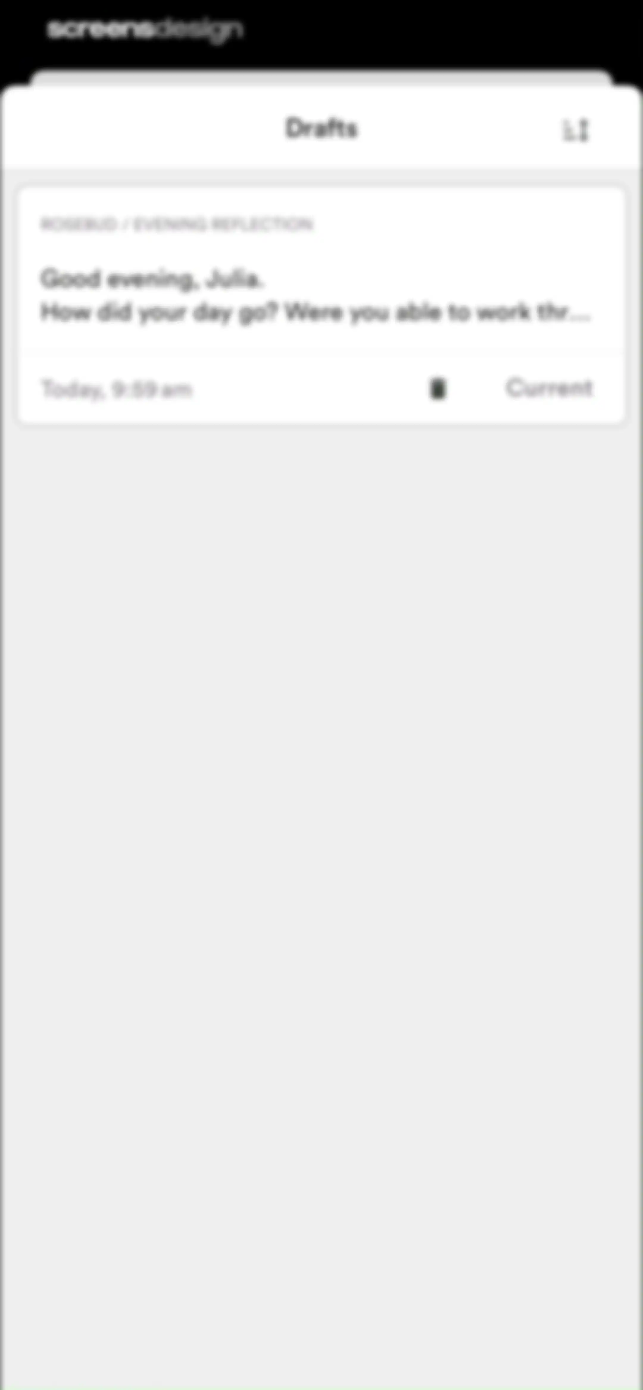 Rosebud: AI Journal & Diary screen 79