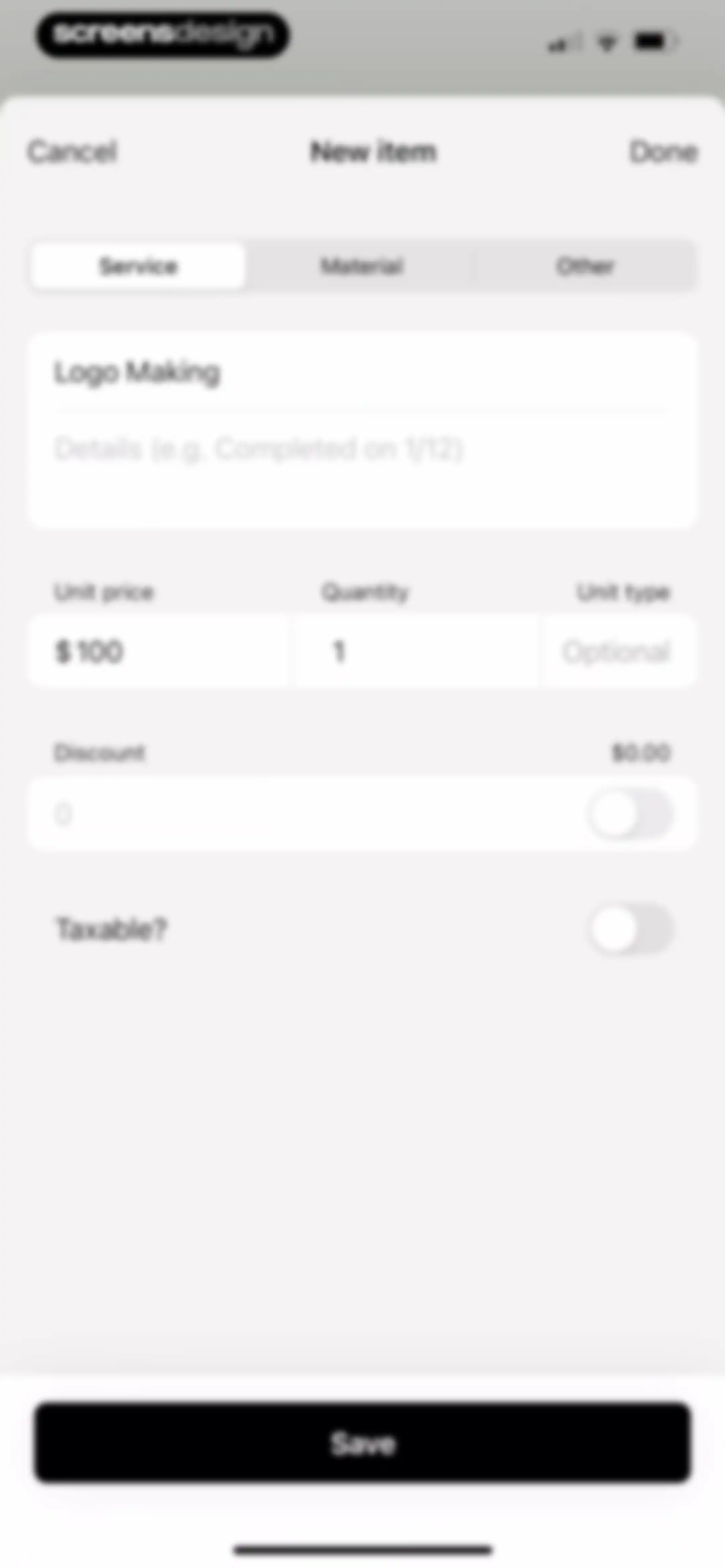 Invoice Maker ▸ Estimate App screen 46