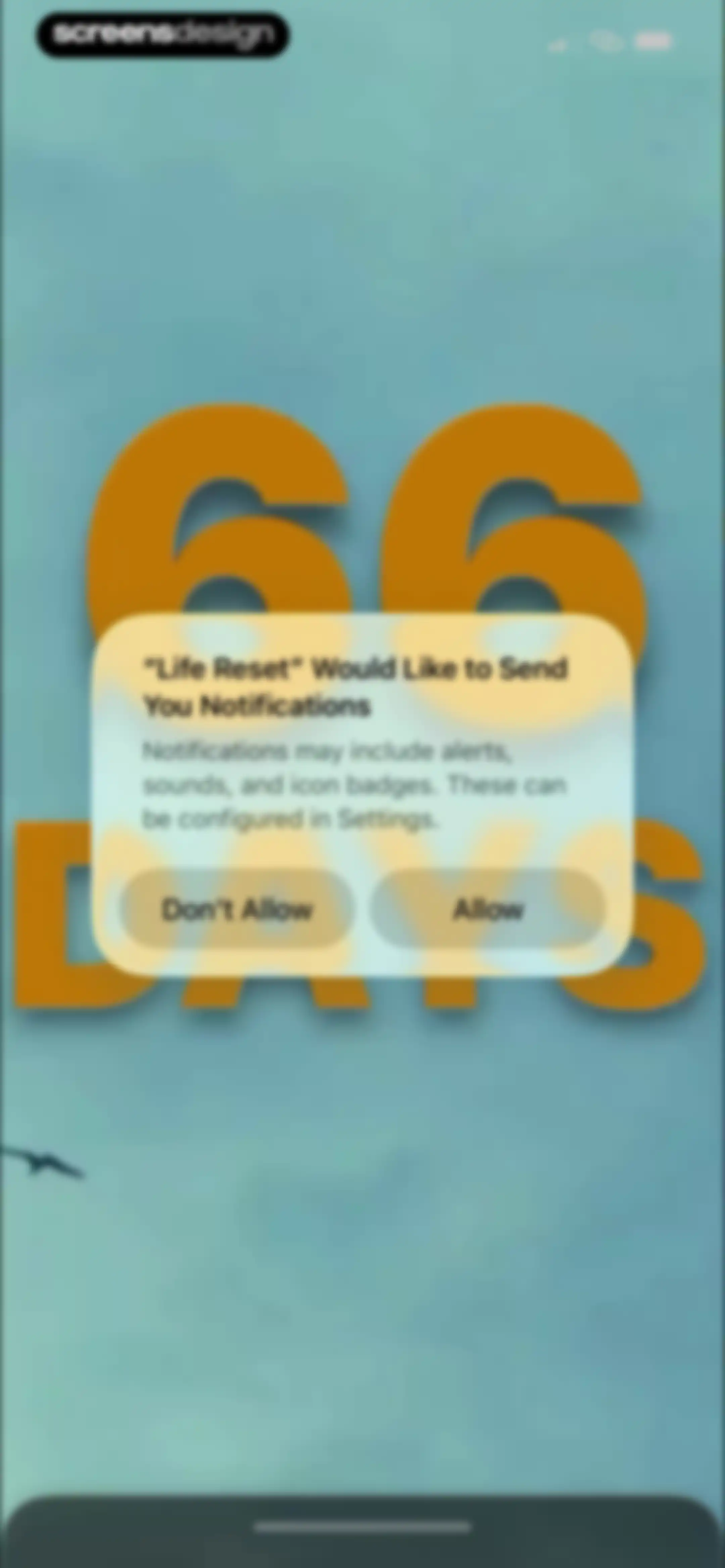 Life Reset: 66 Day Habit screen 2