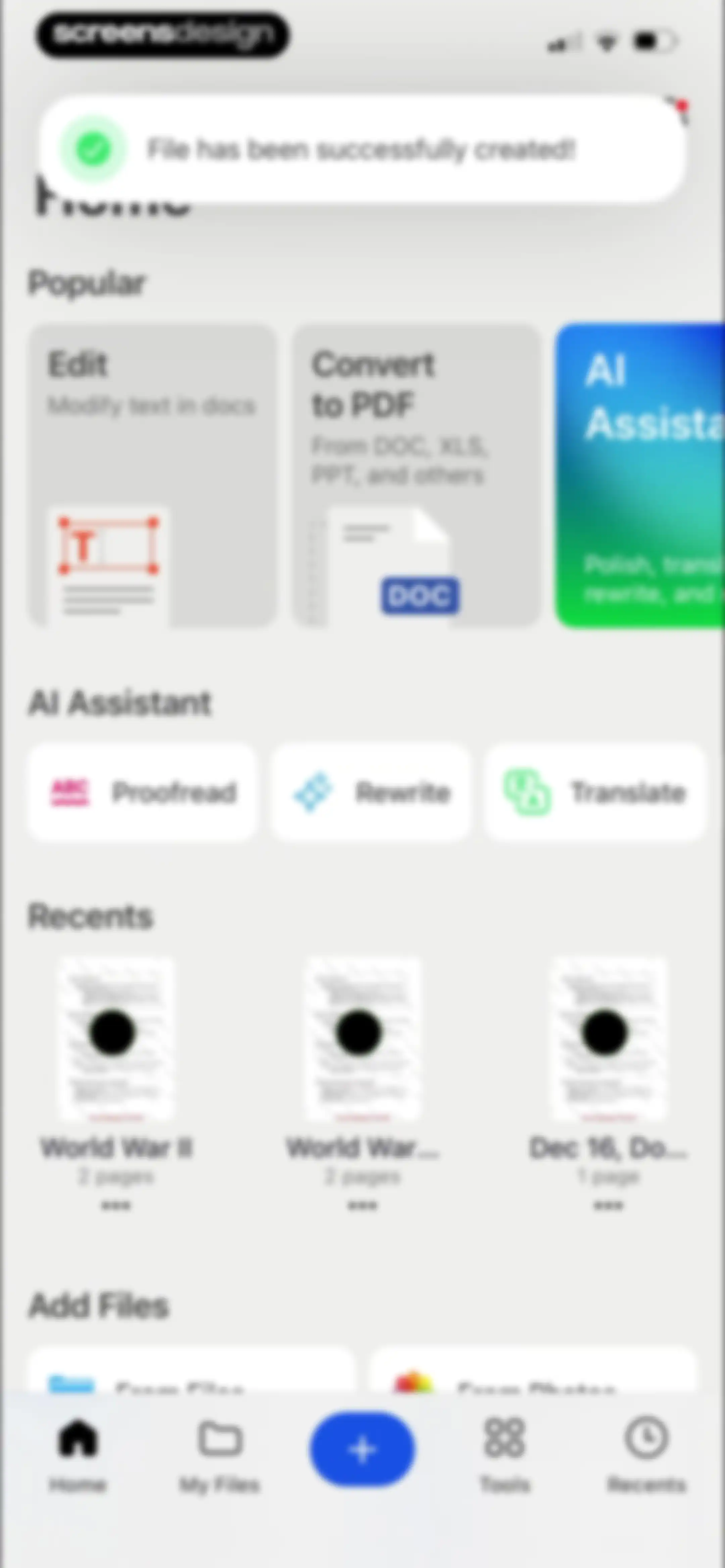 Forma: PDF Document Editor screen 66