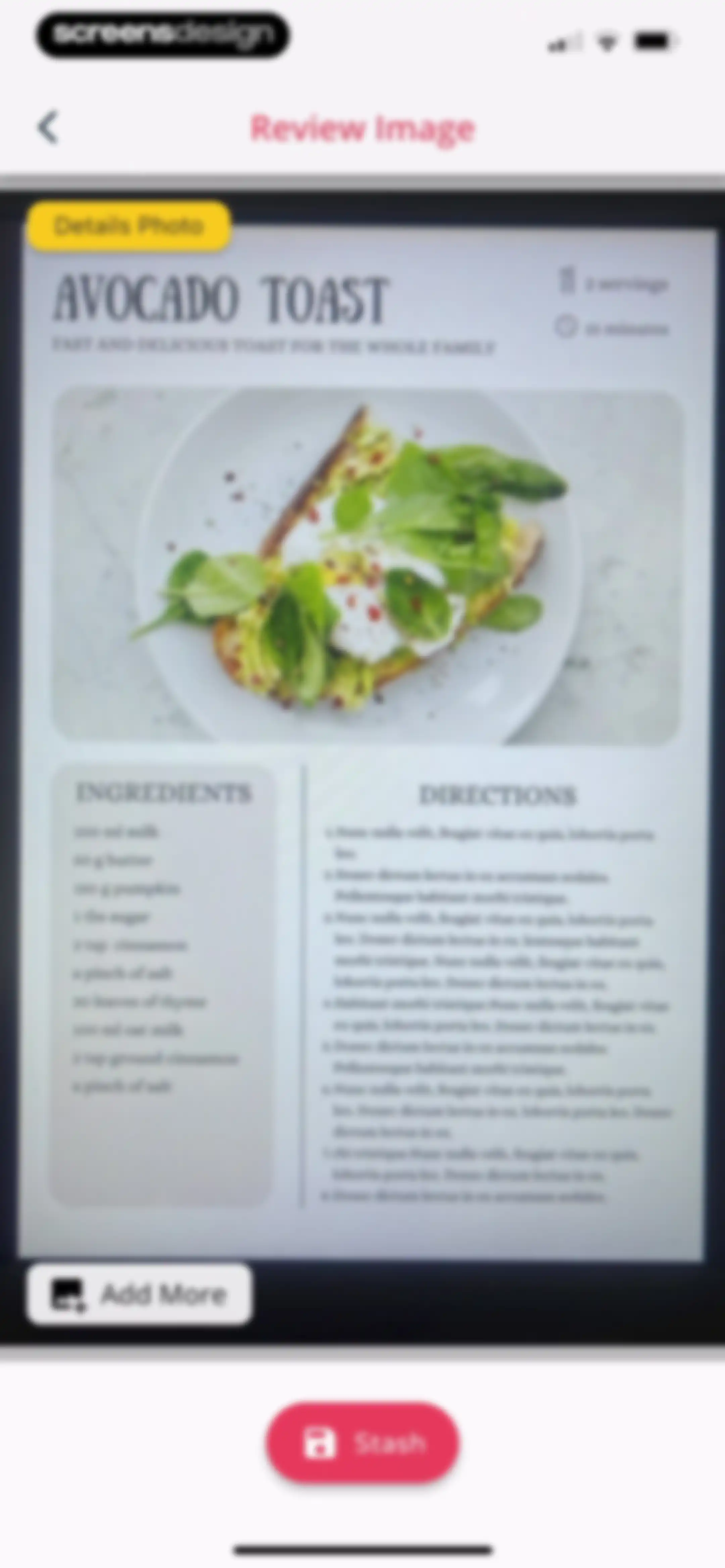 Stashcook: Recipe Keeper screen 84