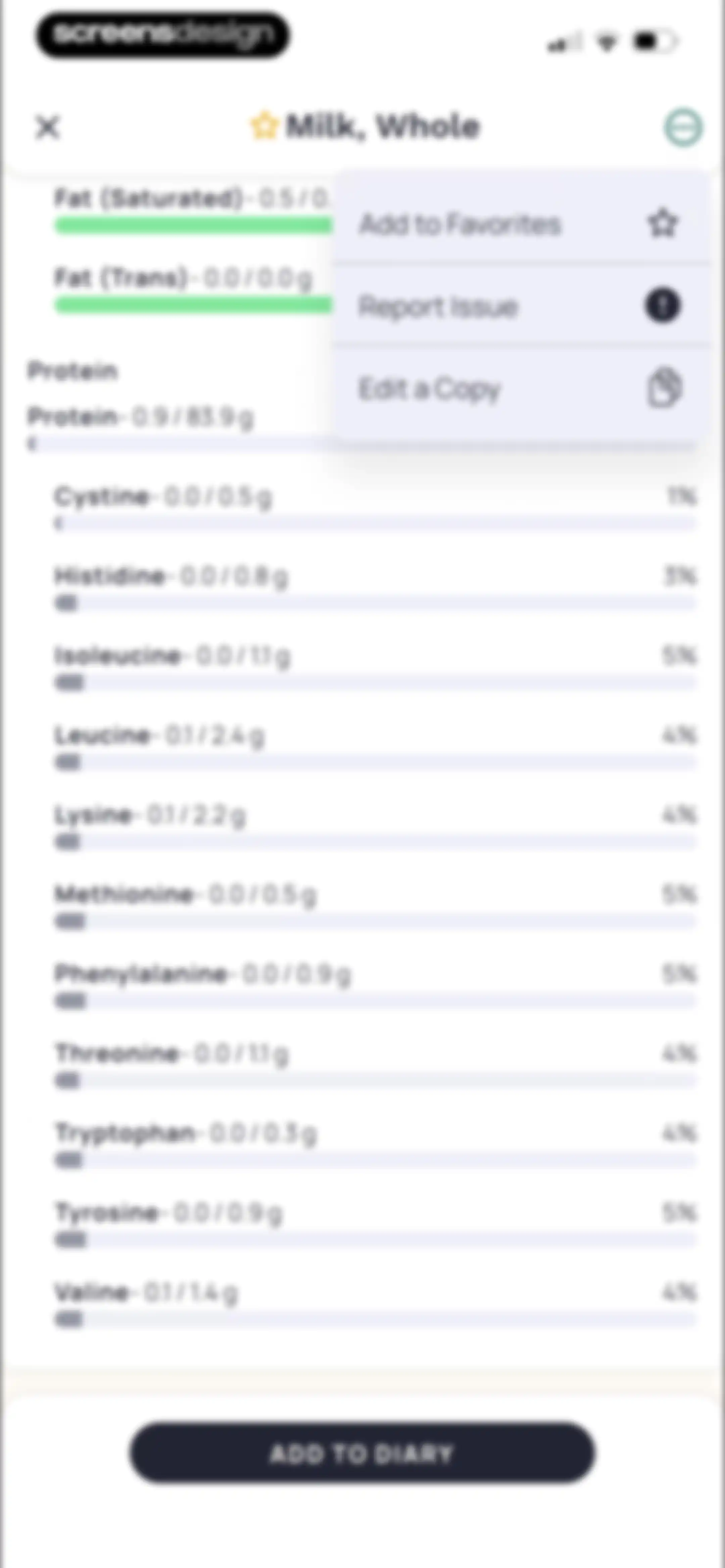 Cronometer: Calorie Counter screen 33