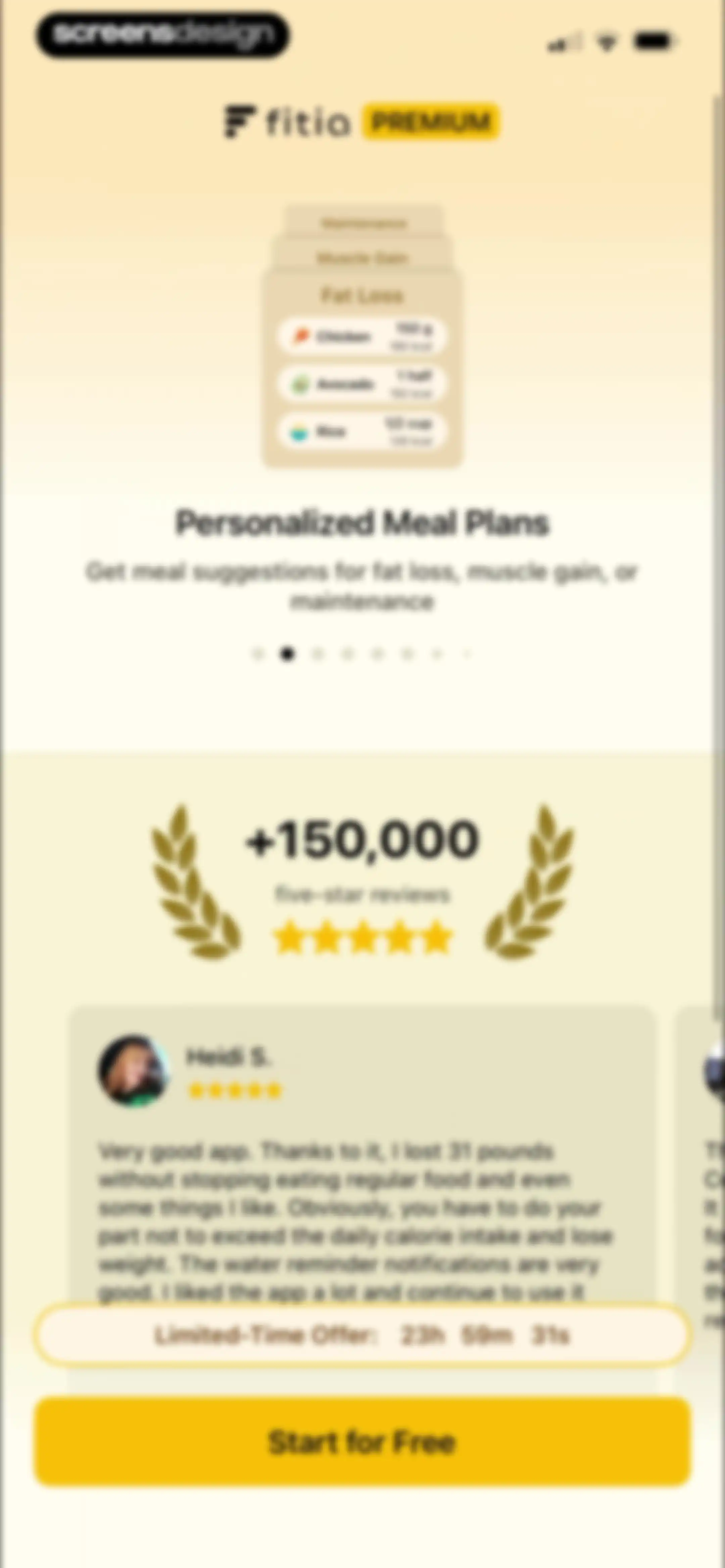 Fitia: Calorie Counter & Diet screen 38