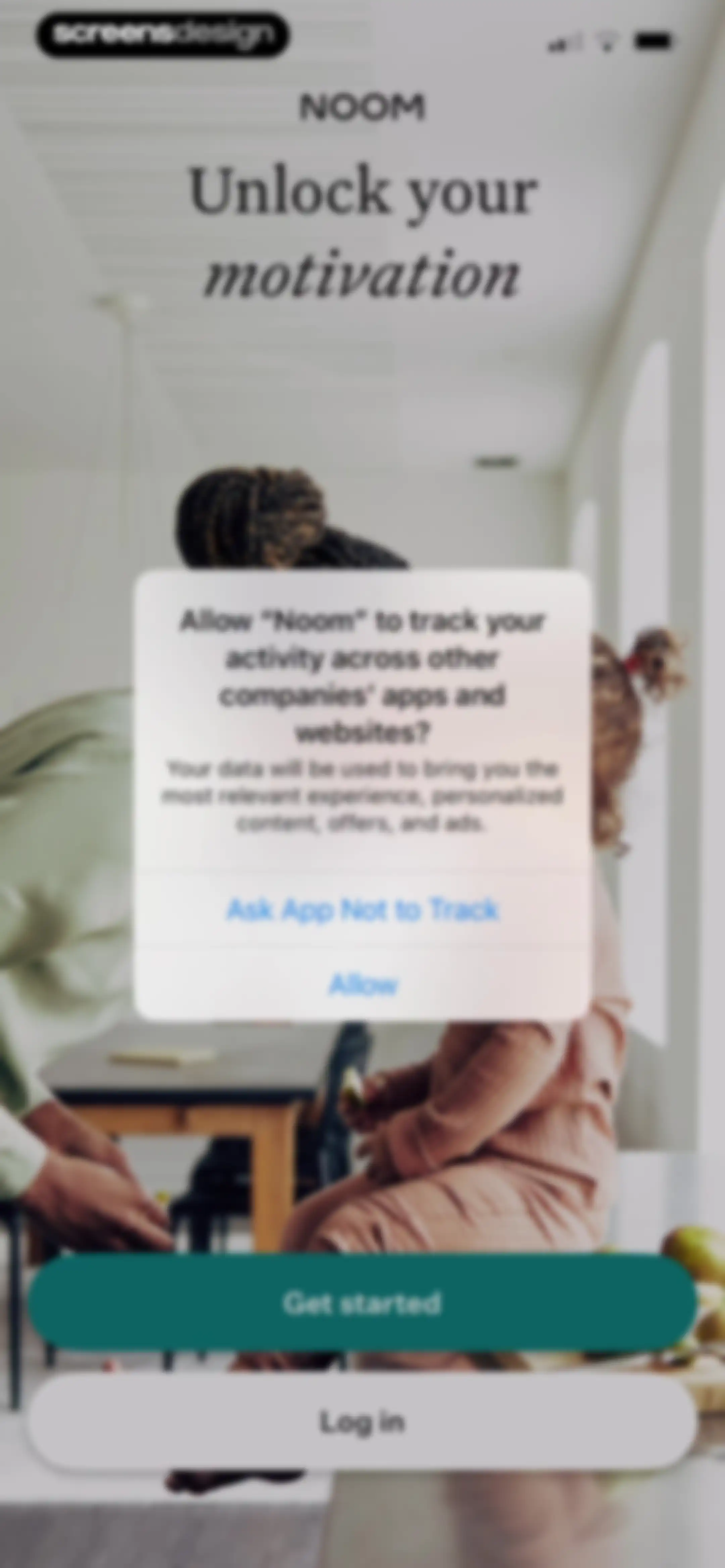 Noom Weight Loss, Food Tracker screen 2