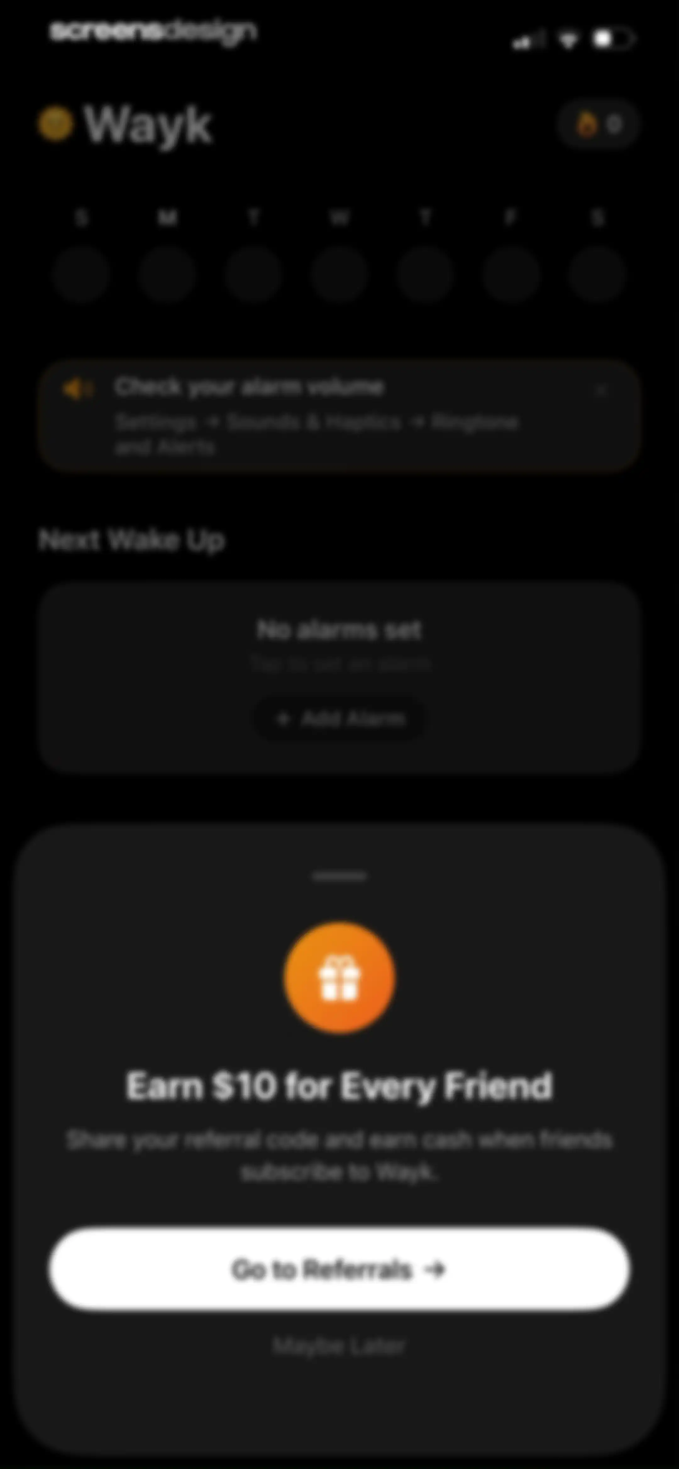 Wayk: Alarm Clock to Wake Up screen 57