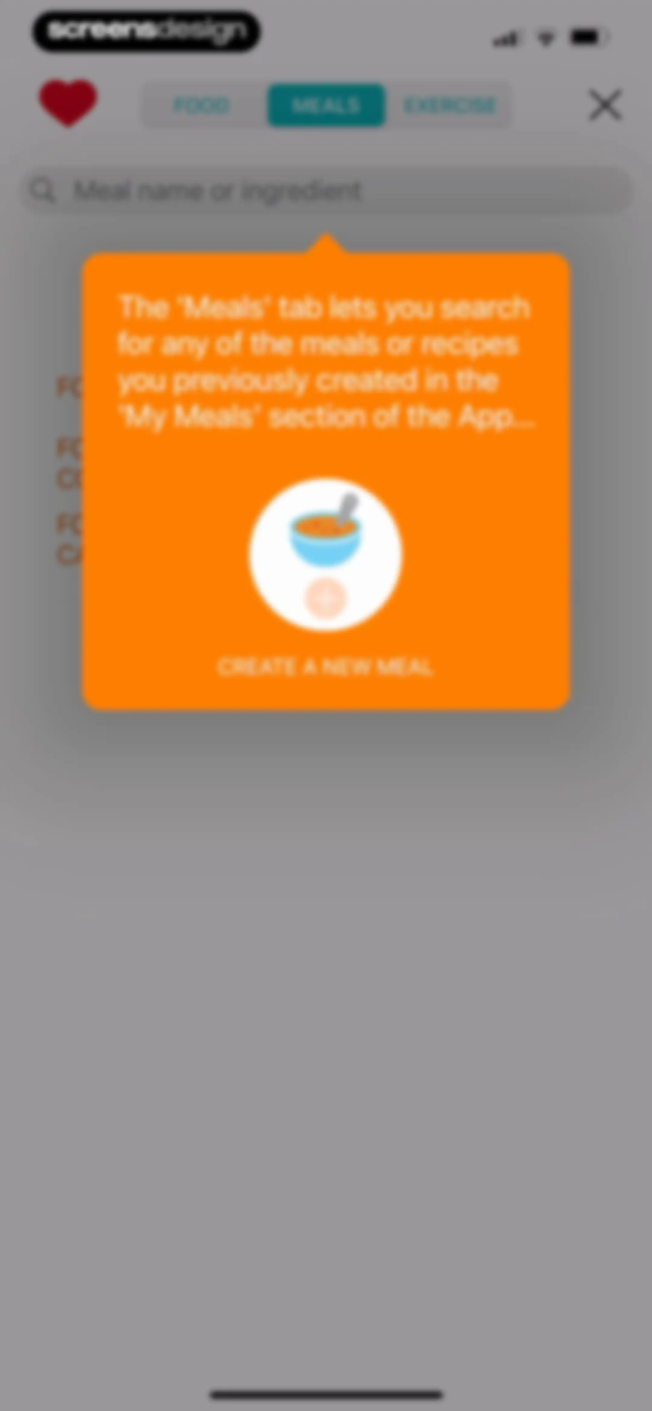 Calorie Counter + screen 68