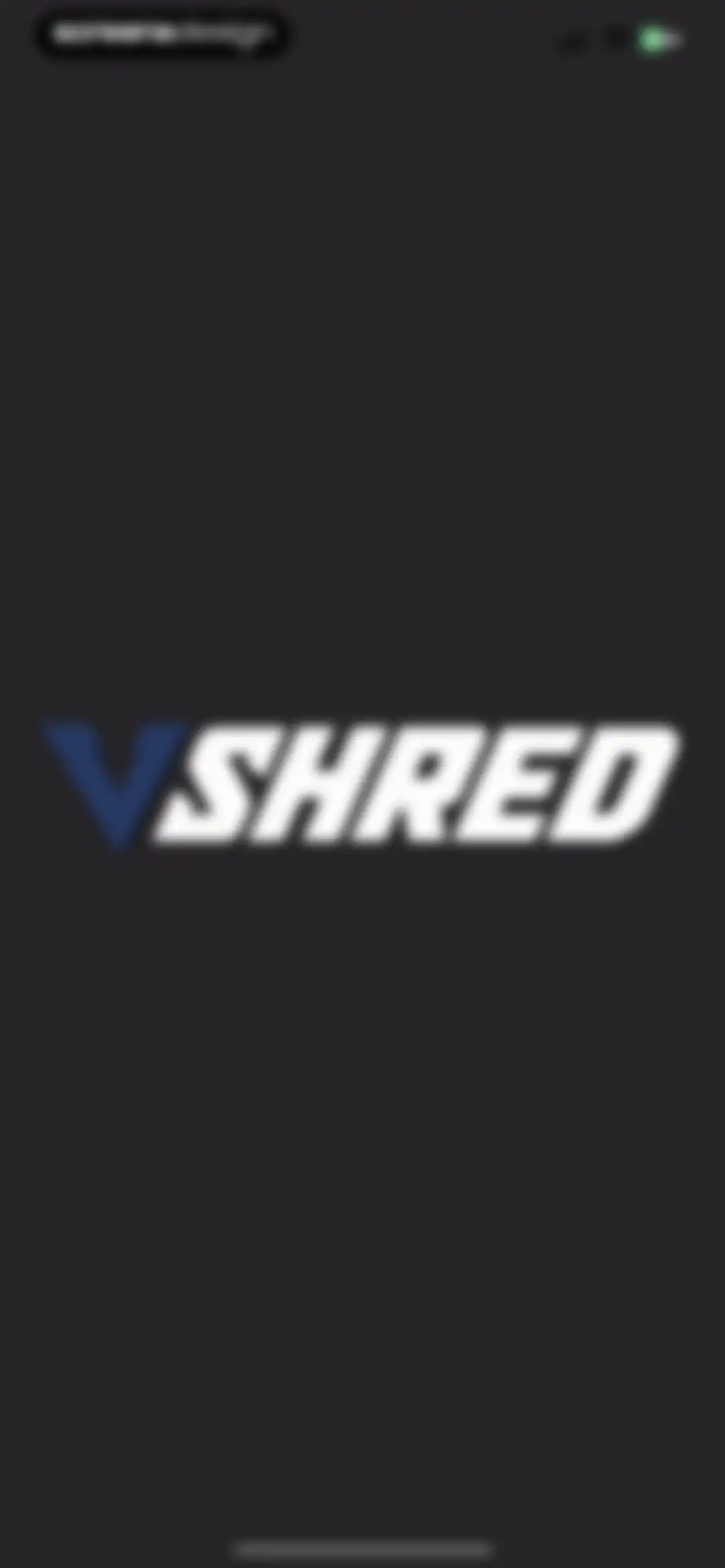 V Shred: Nutrition & Fitness screen 1