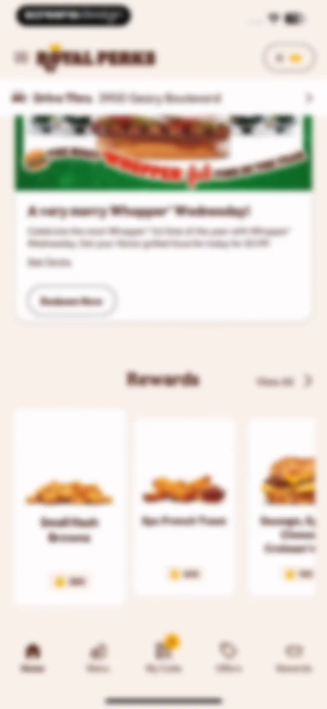 BURGER KING® App screen 73