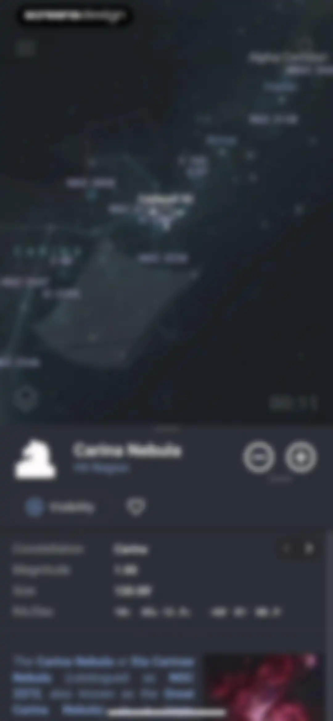 Stellarium Mobile - Star Map screen 37