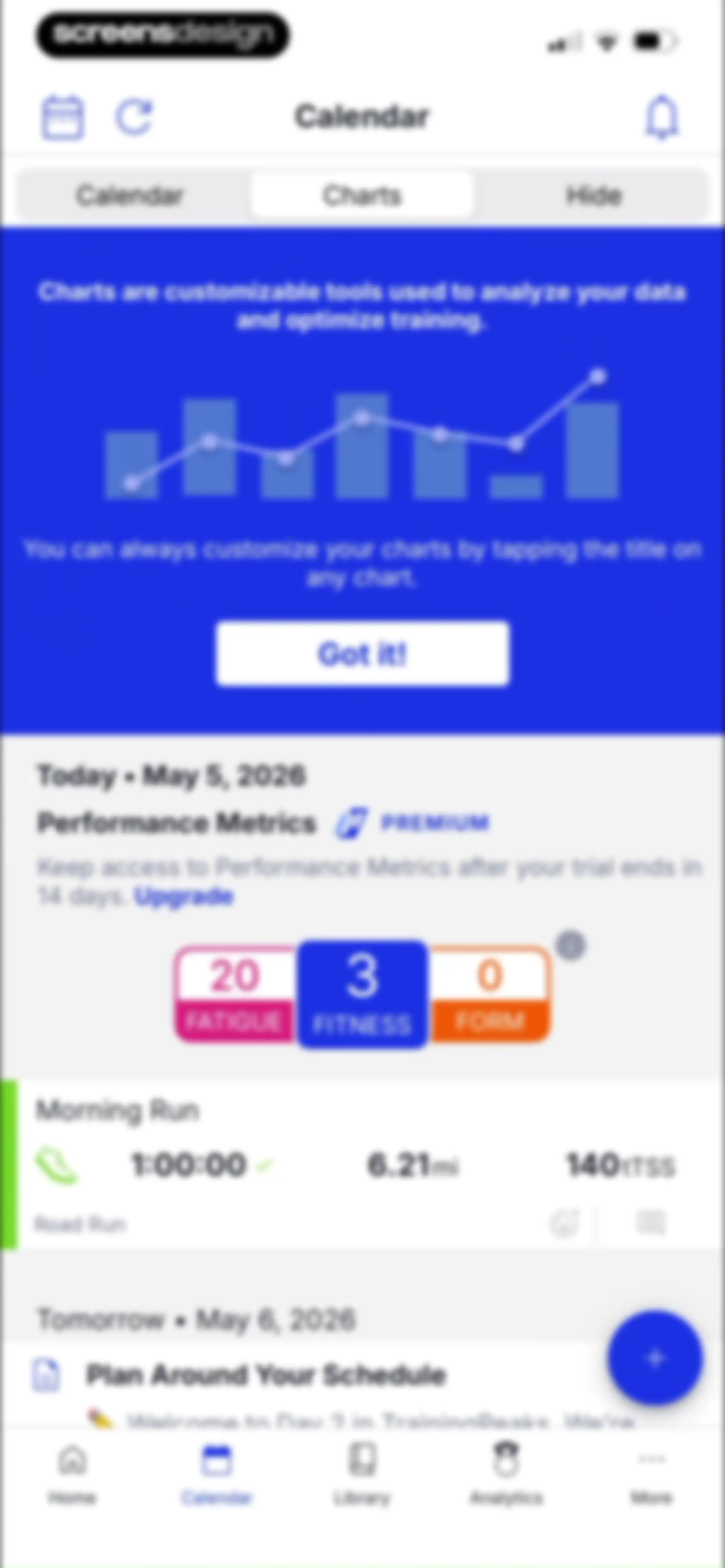 TrainingPeaks: Plan Train Lift screen 59