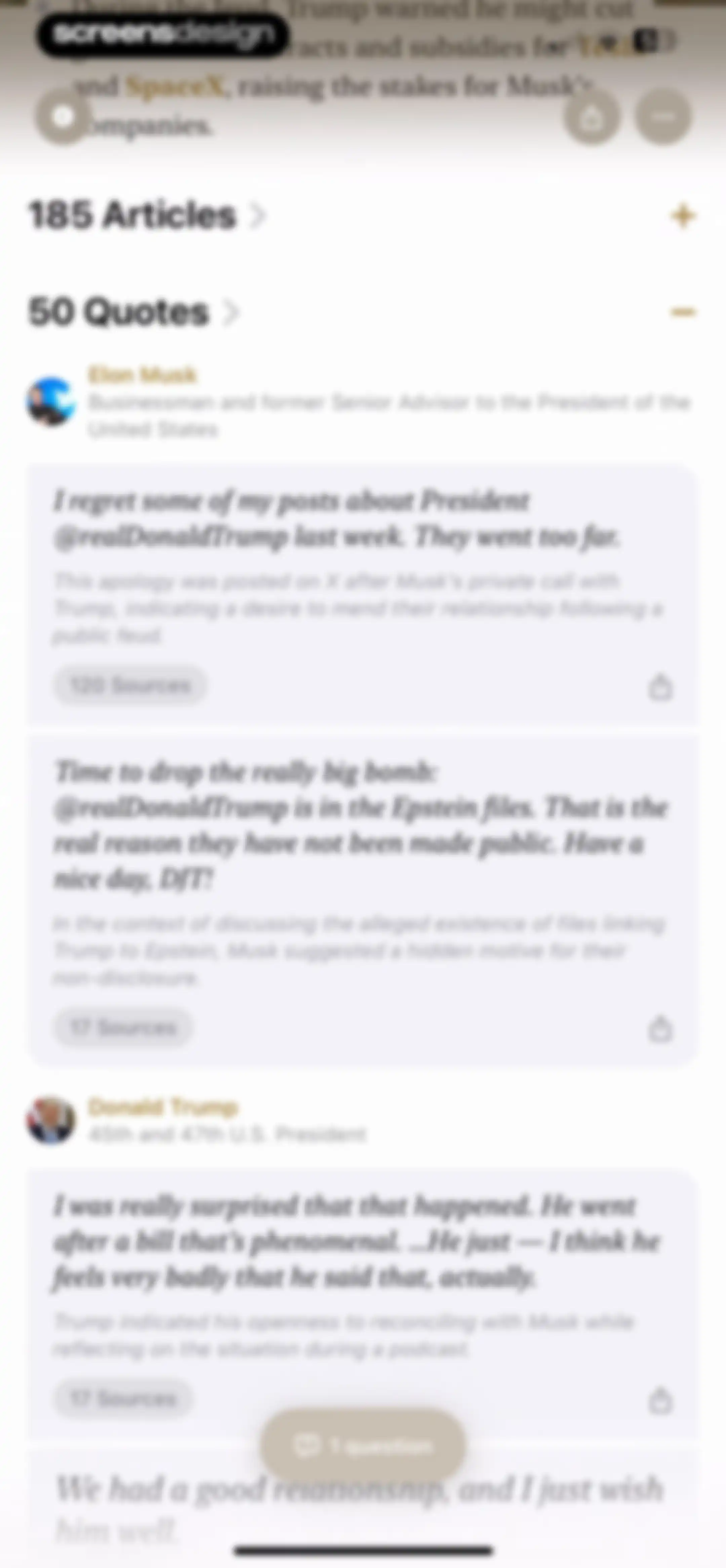 Particle: Personalized News screen 35