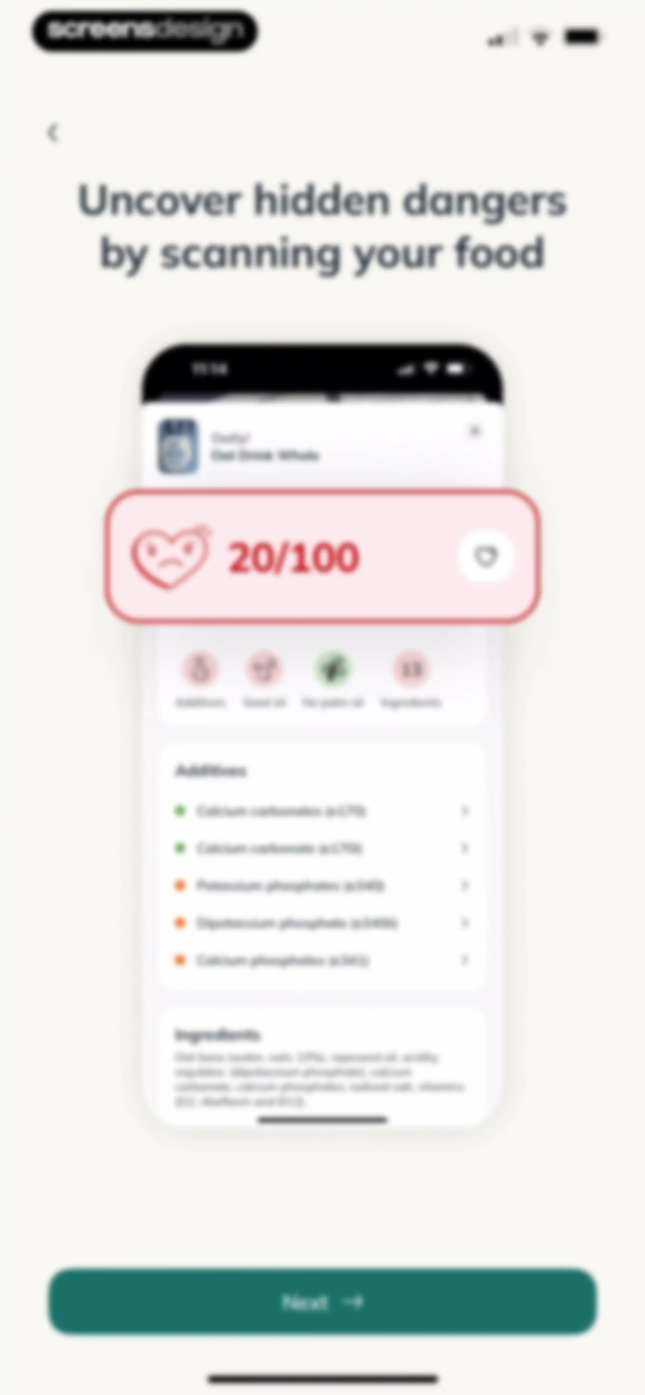 Ivy: Processed Food Scanner screen 24