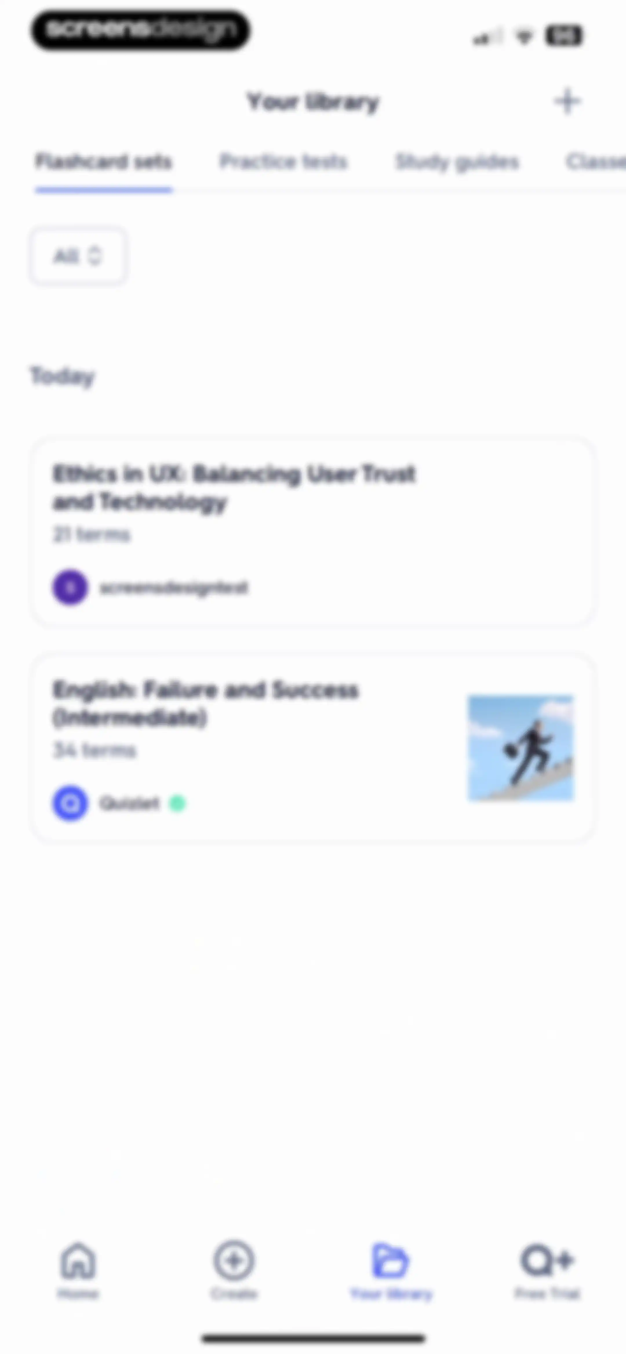 Quizlet: More than Flashcards screen 76
