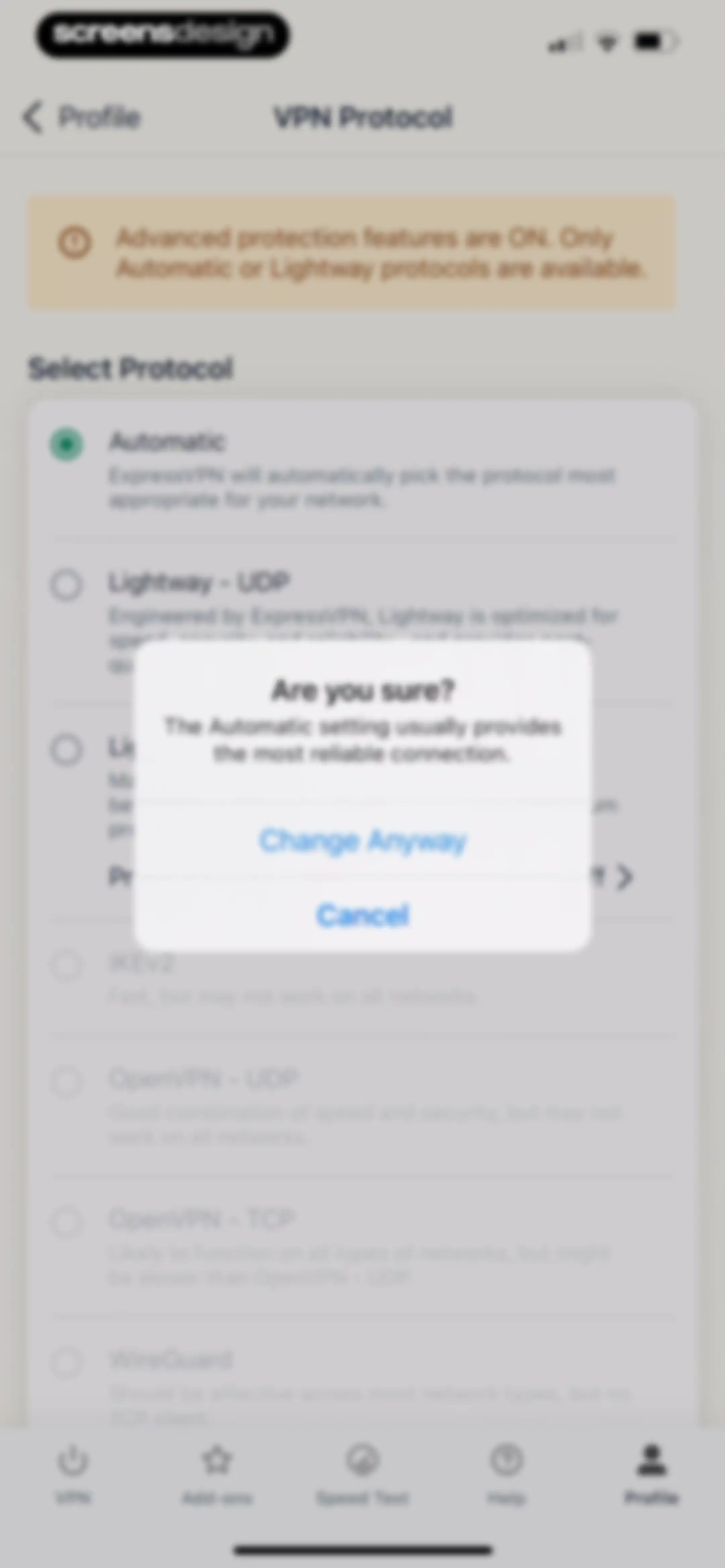 ExpressVPN · Secure & Fast VPN screen 26