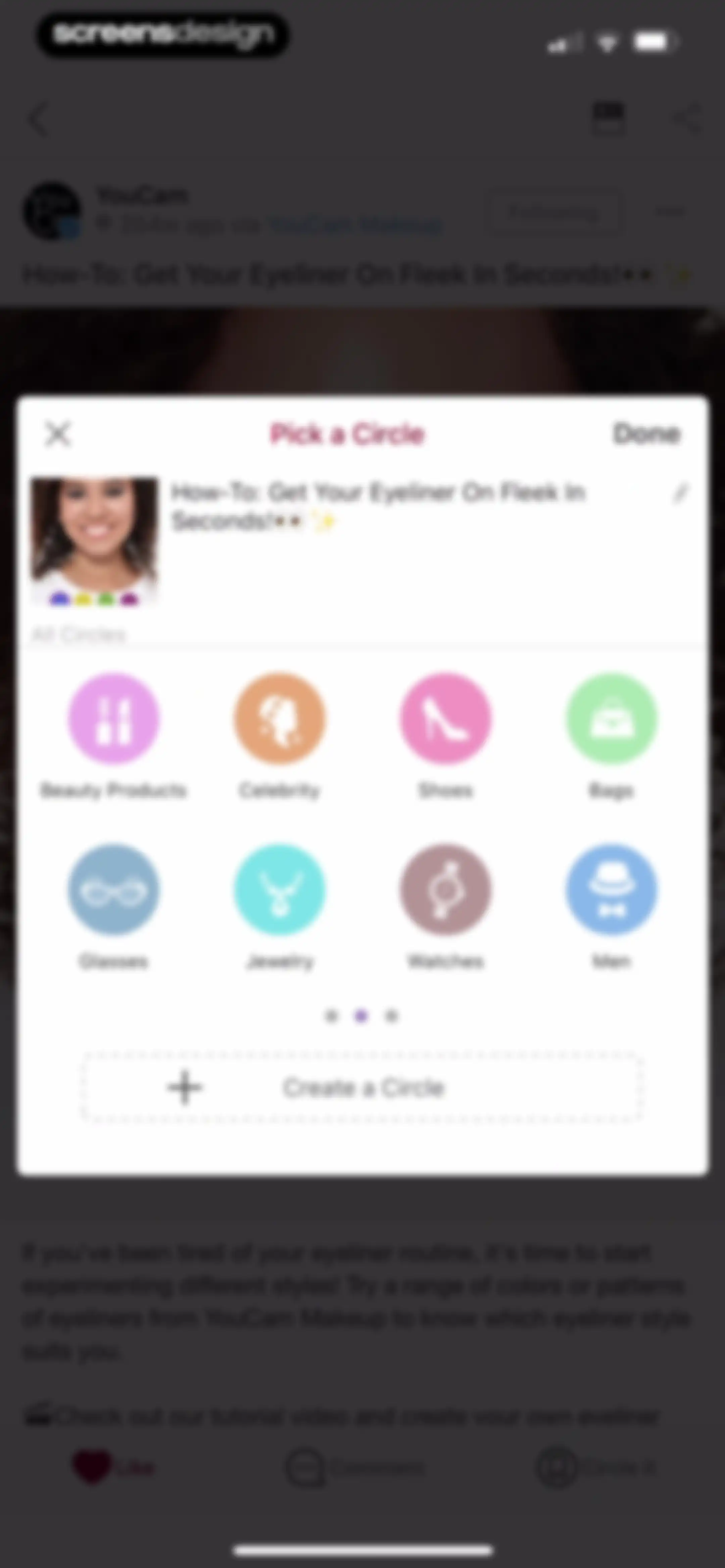 YouCam Makeup: Face Editor screen 68