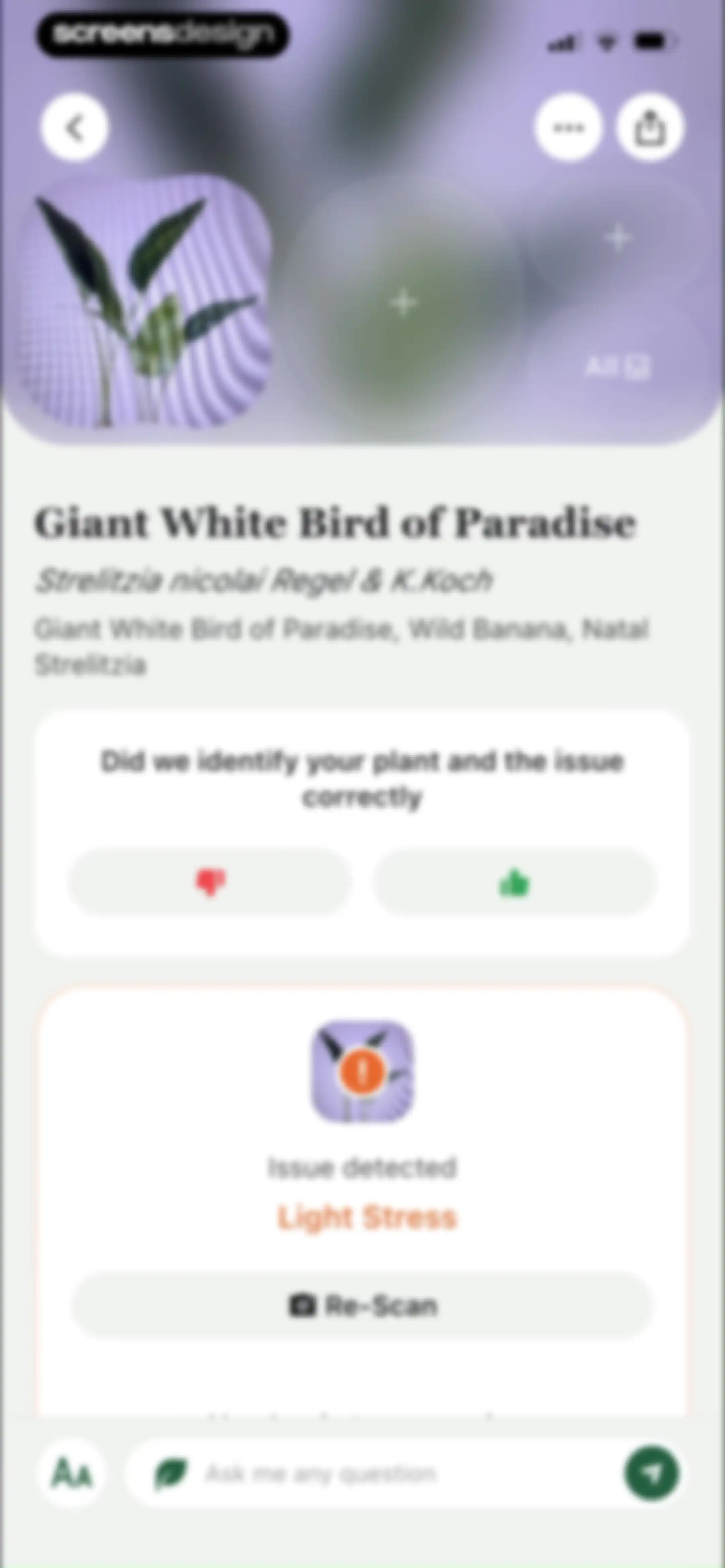 PlantAID:identifier&care guide screen 35