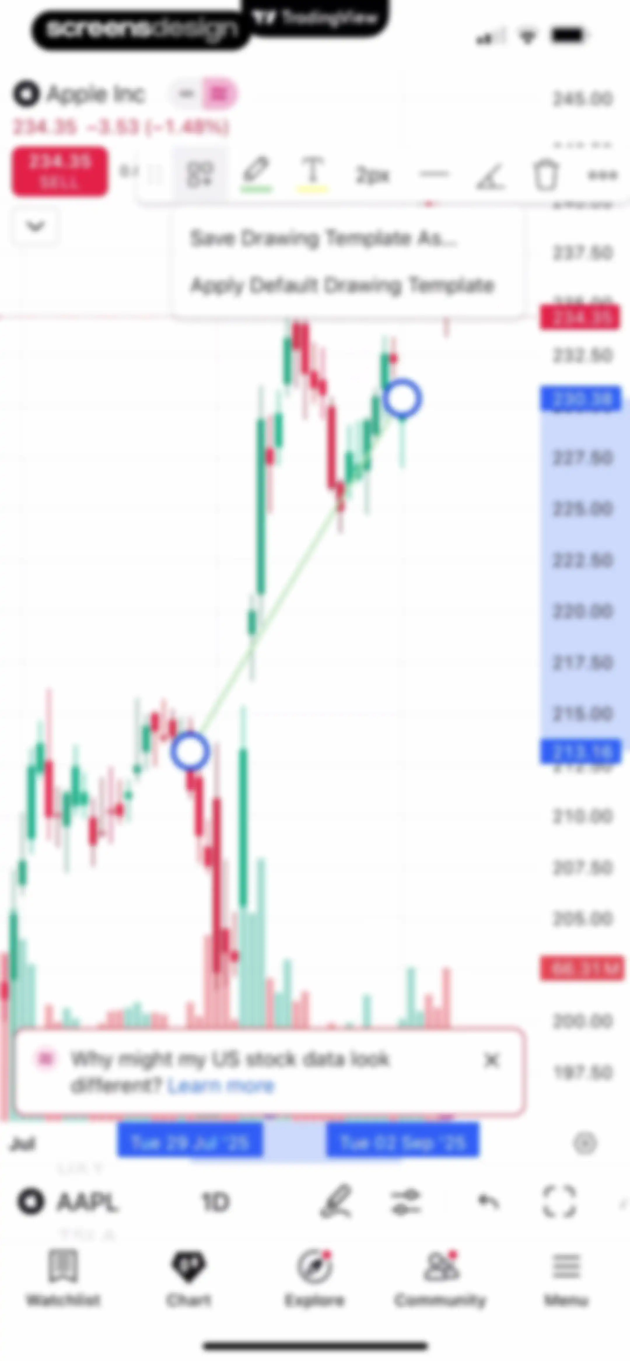 TradingView: Track All Markets screen 69