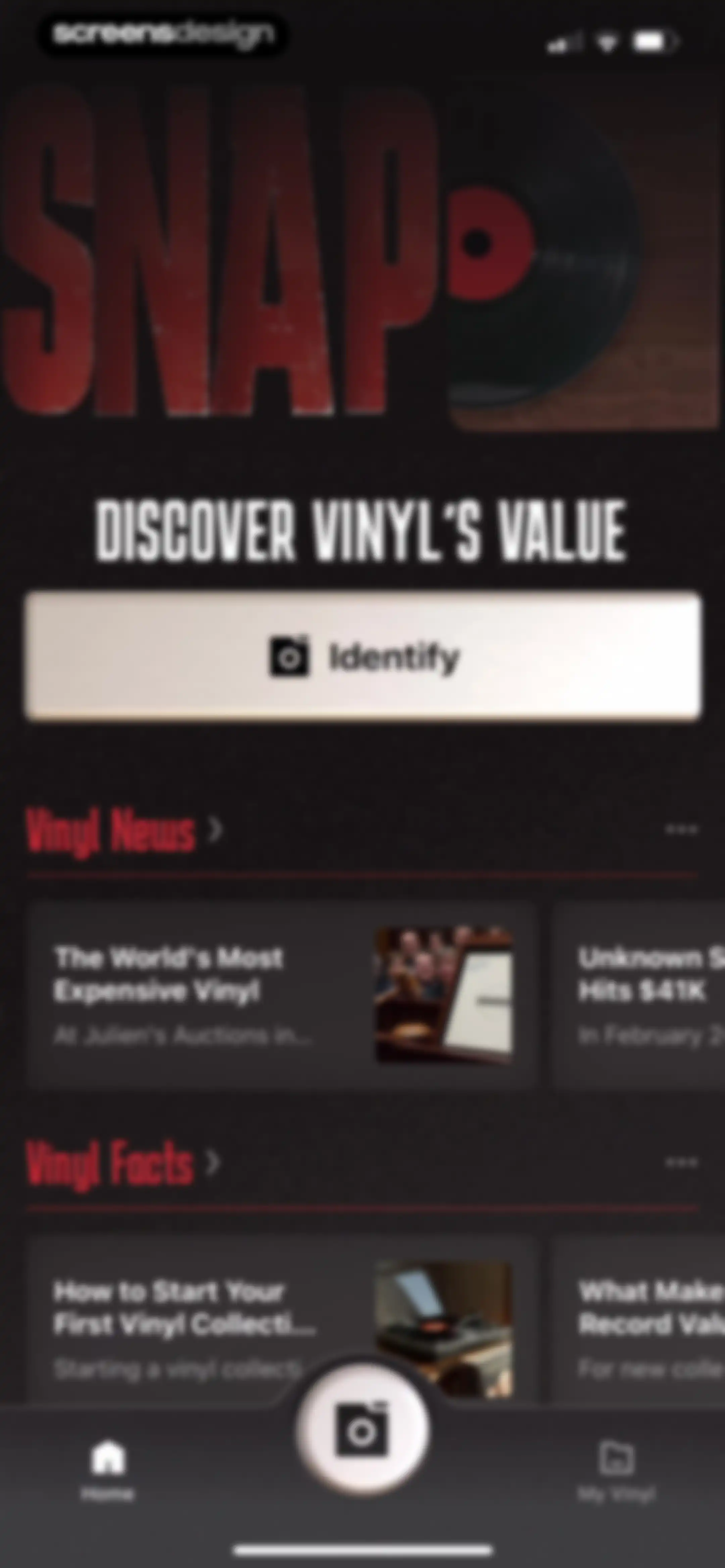 VinylSnap: Scan & Value Record screen 36