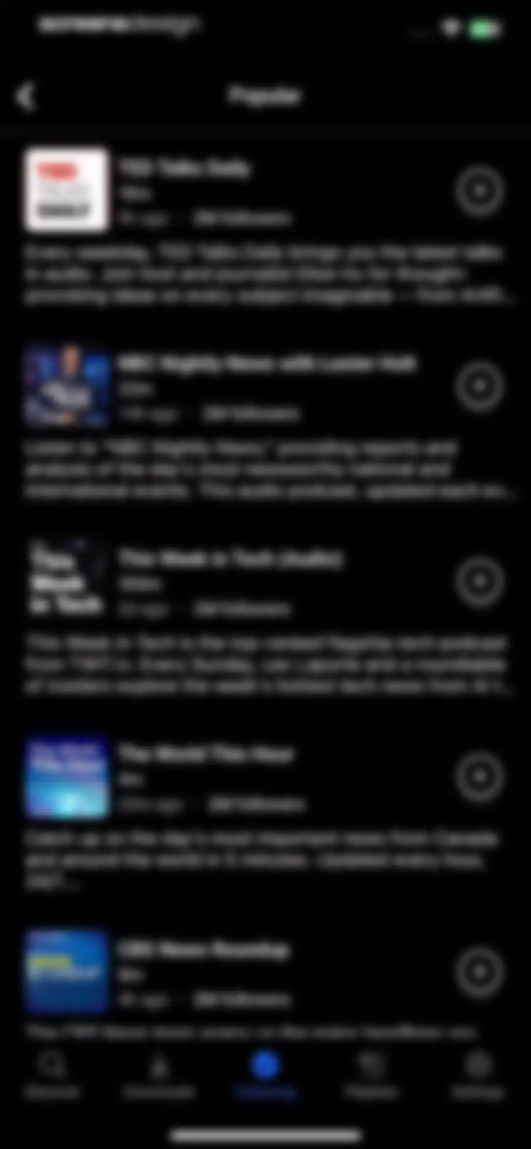 Breaker—The social podcast app screen 88