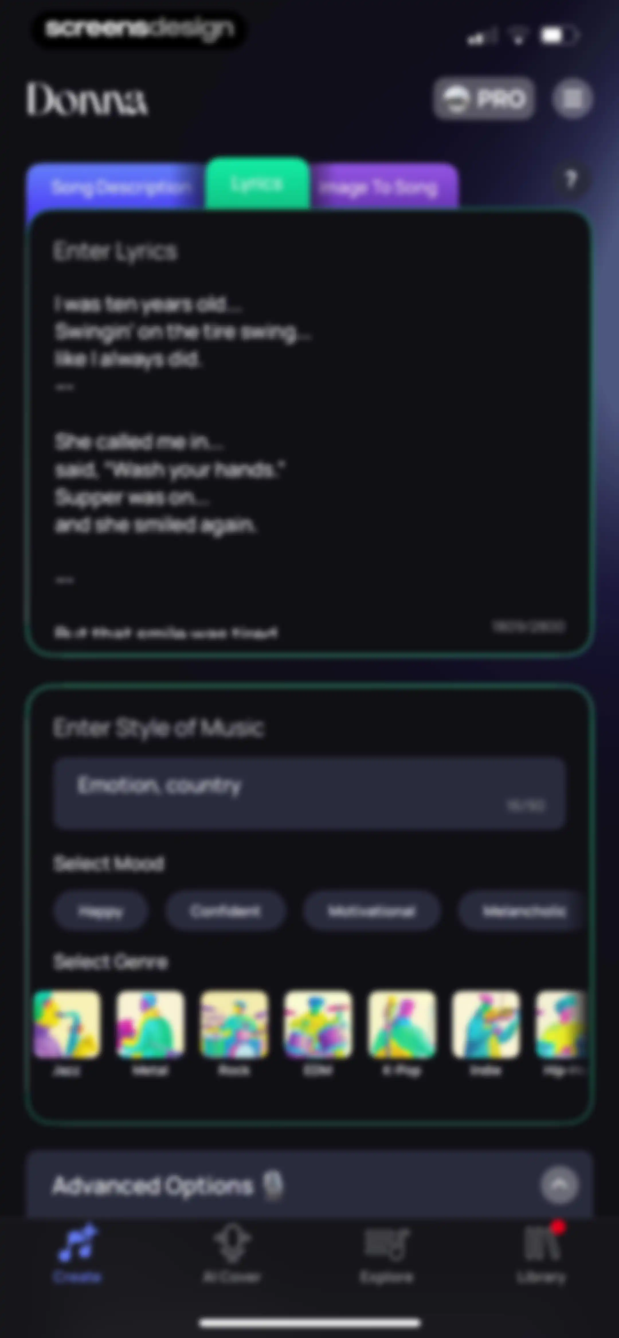 Donna AI Song & Music Maker screen 56