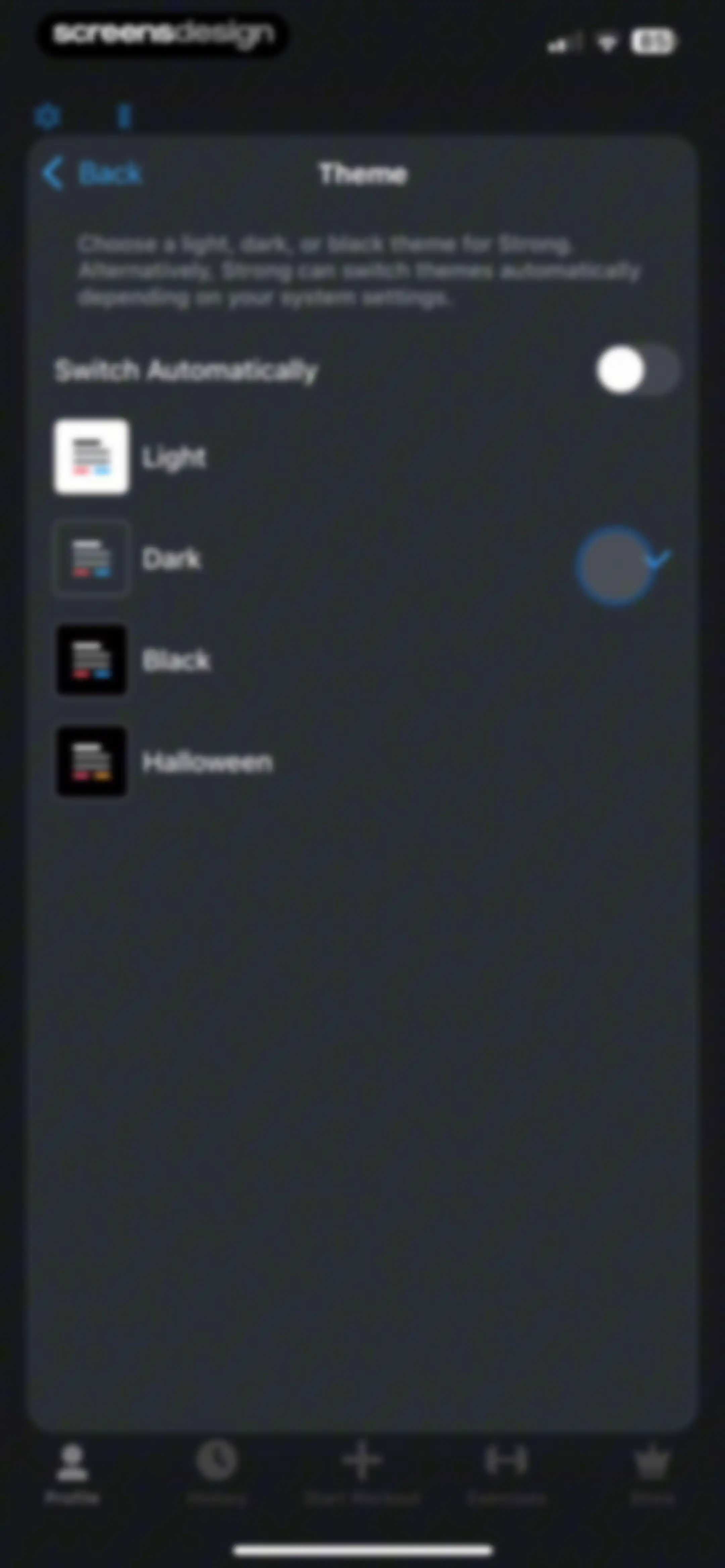Strong Workout Tracker Gym Log screen 138