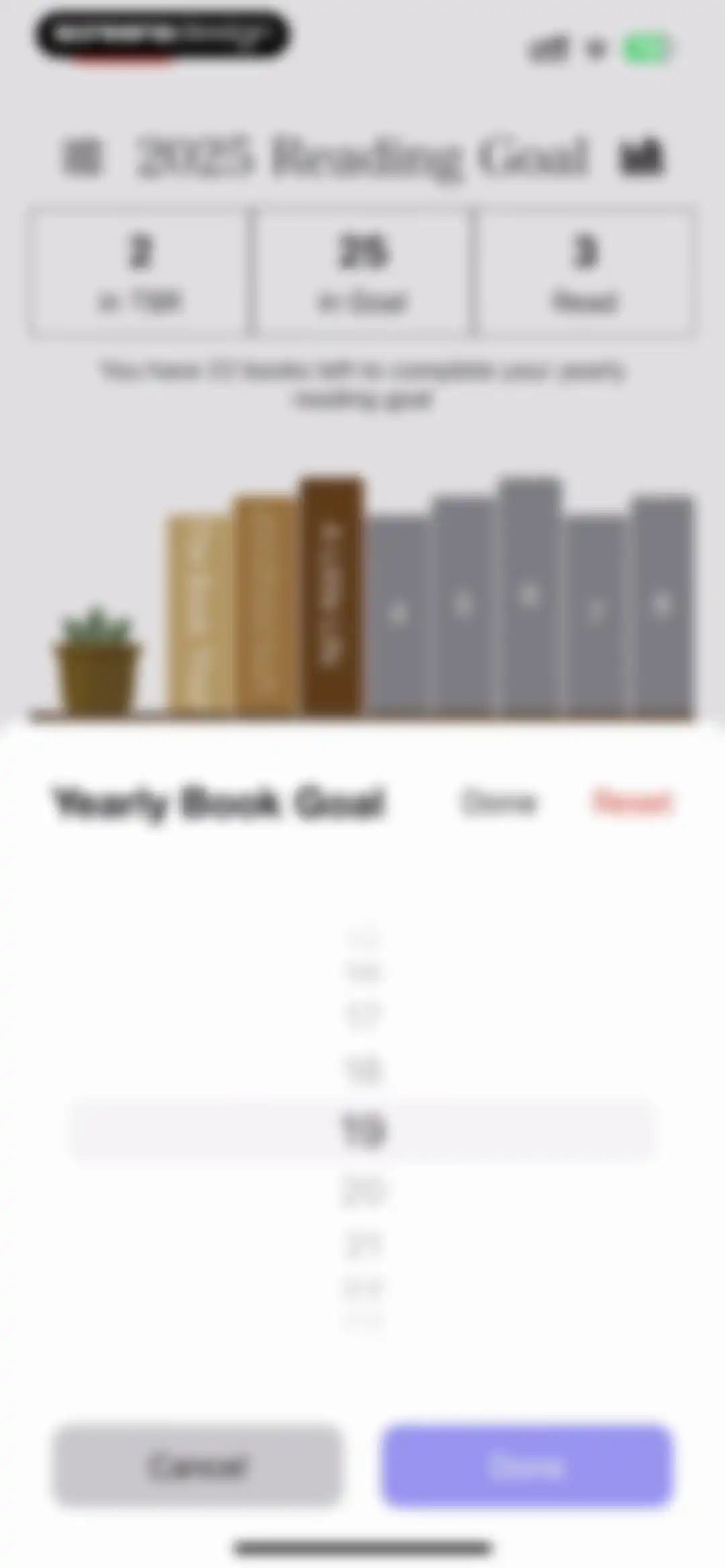 TBR - Bookshelf screen 91
