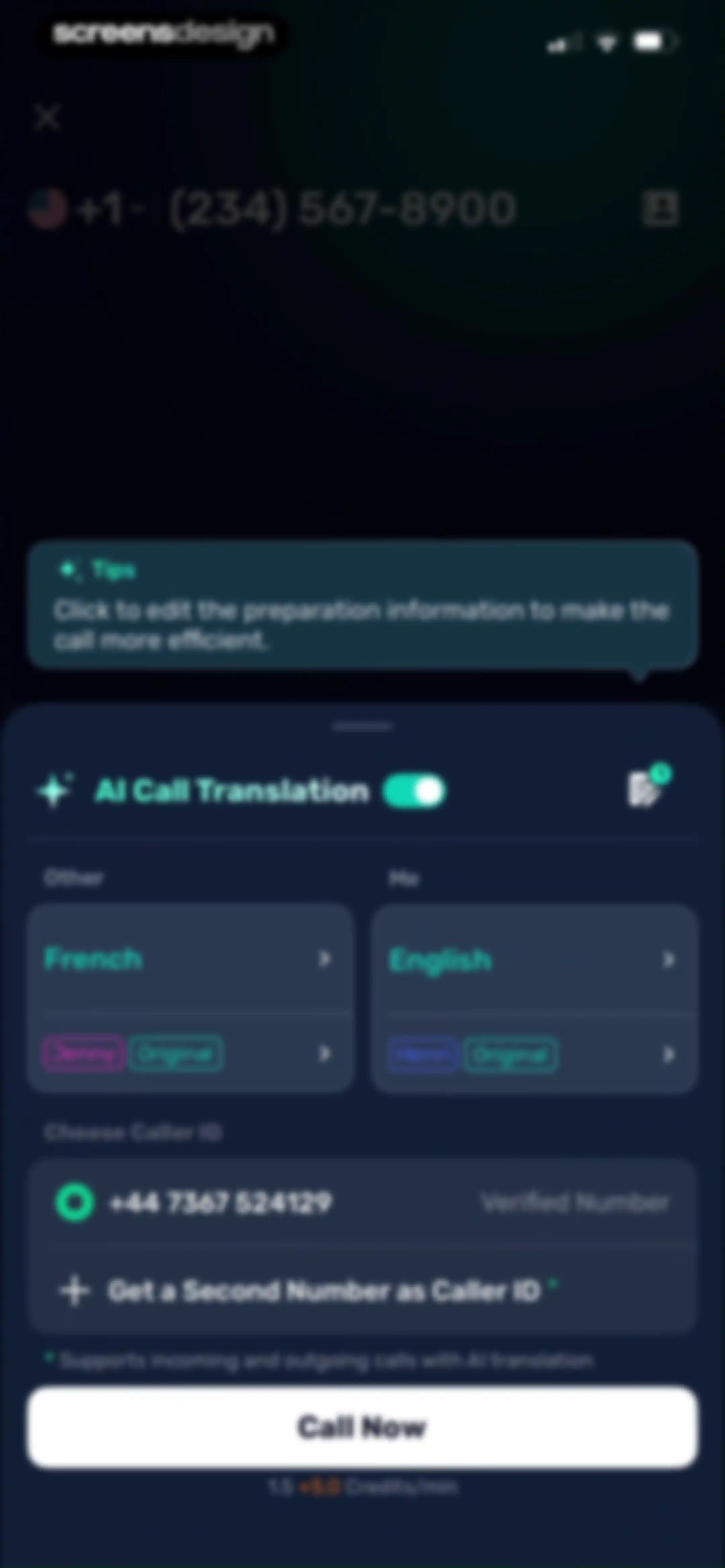 AI Phone:Call&Voice Translator screen 77