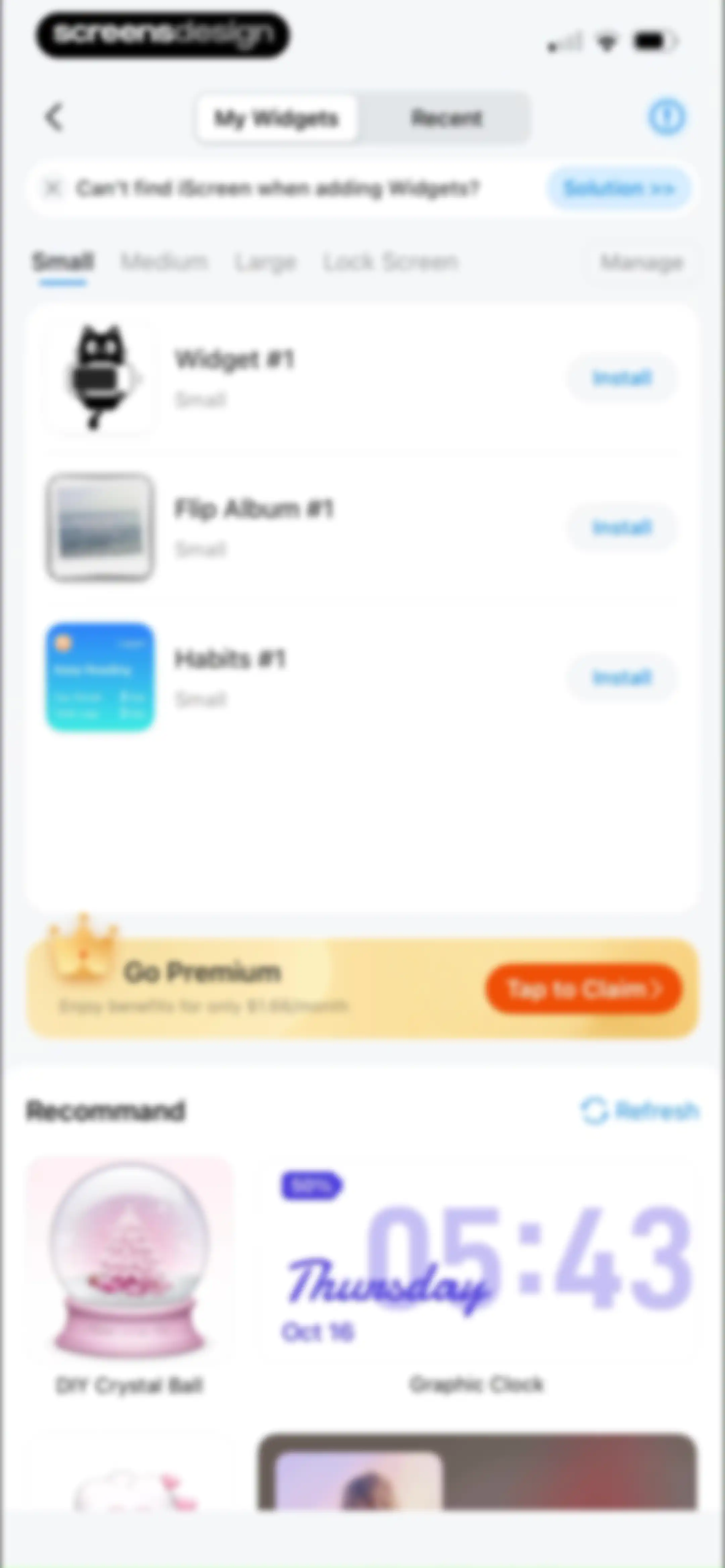 iScreen - Widgets & Wallpaper screen 100