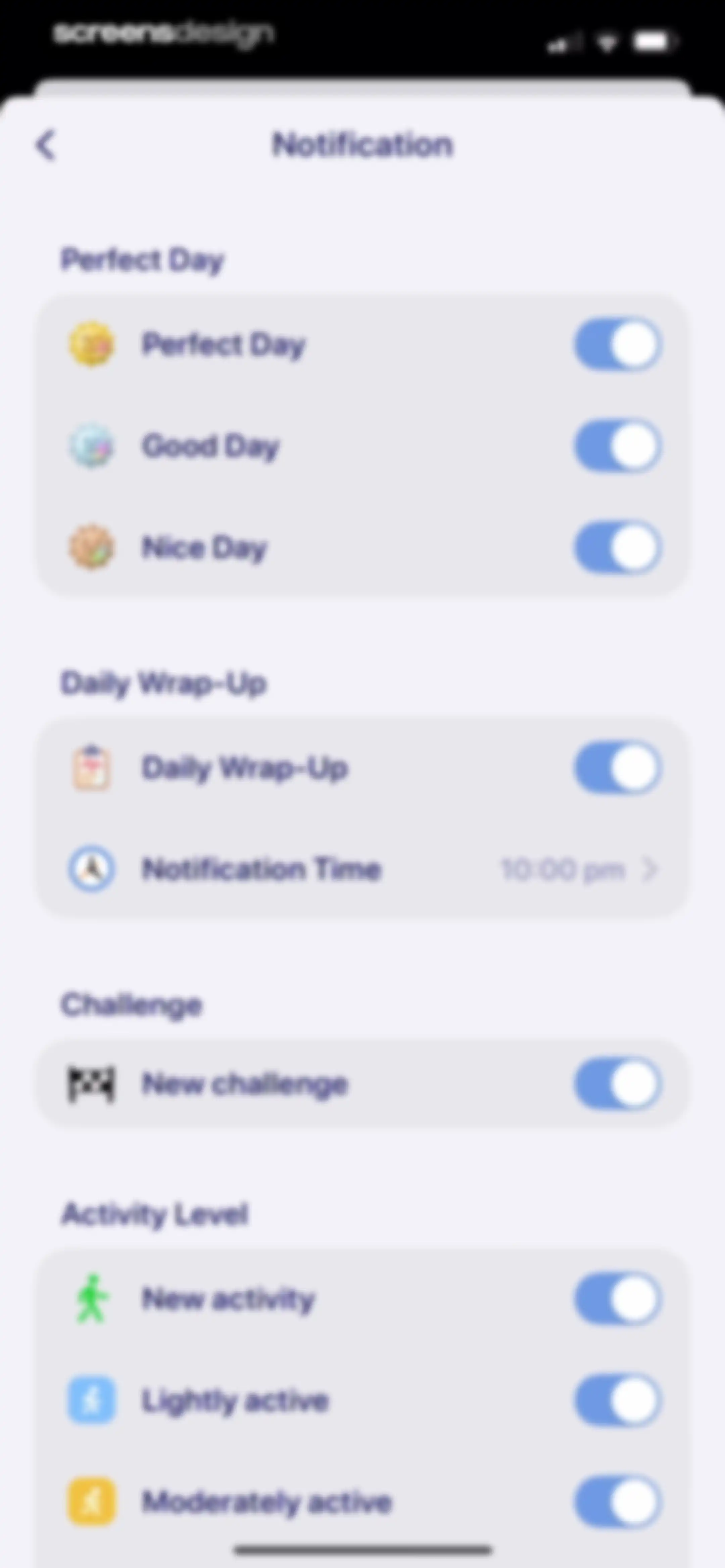 Grow: Health & Fitness screen 155