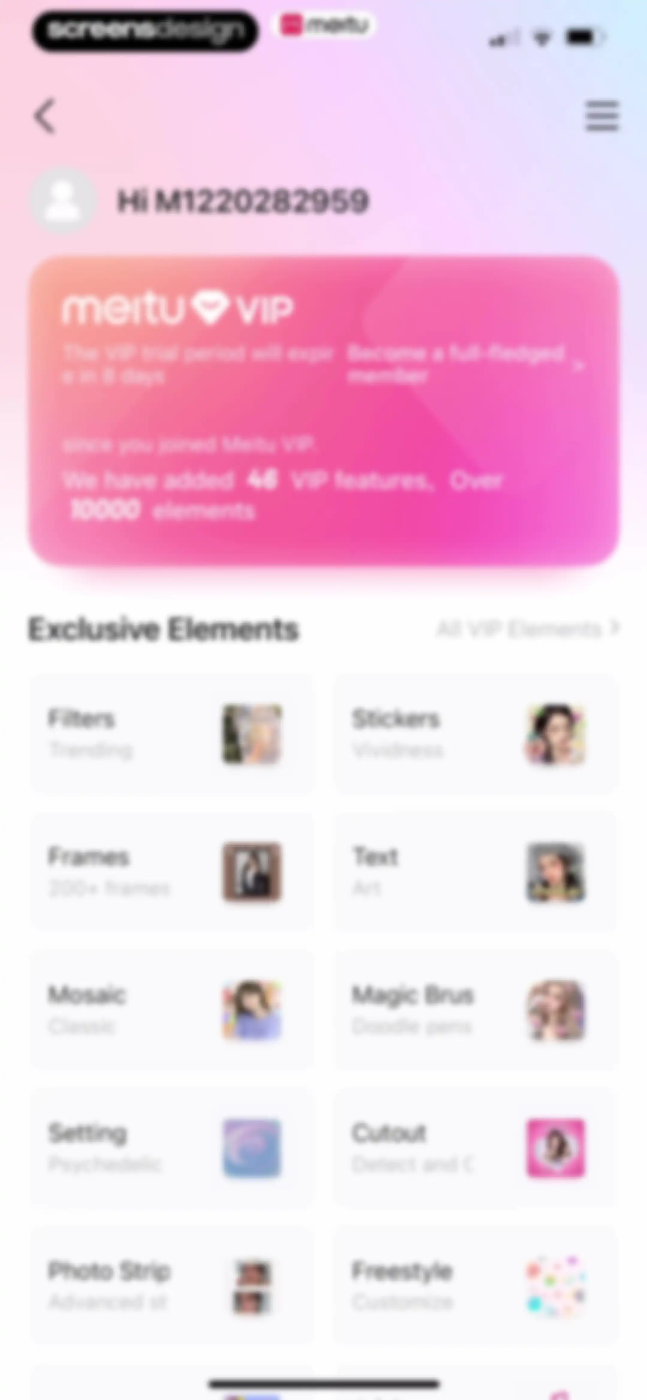 Meitu AI Photo & Video Editor screen 188