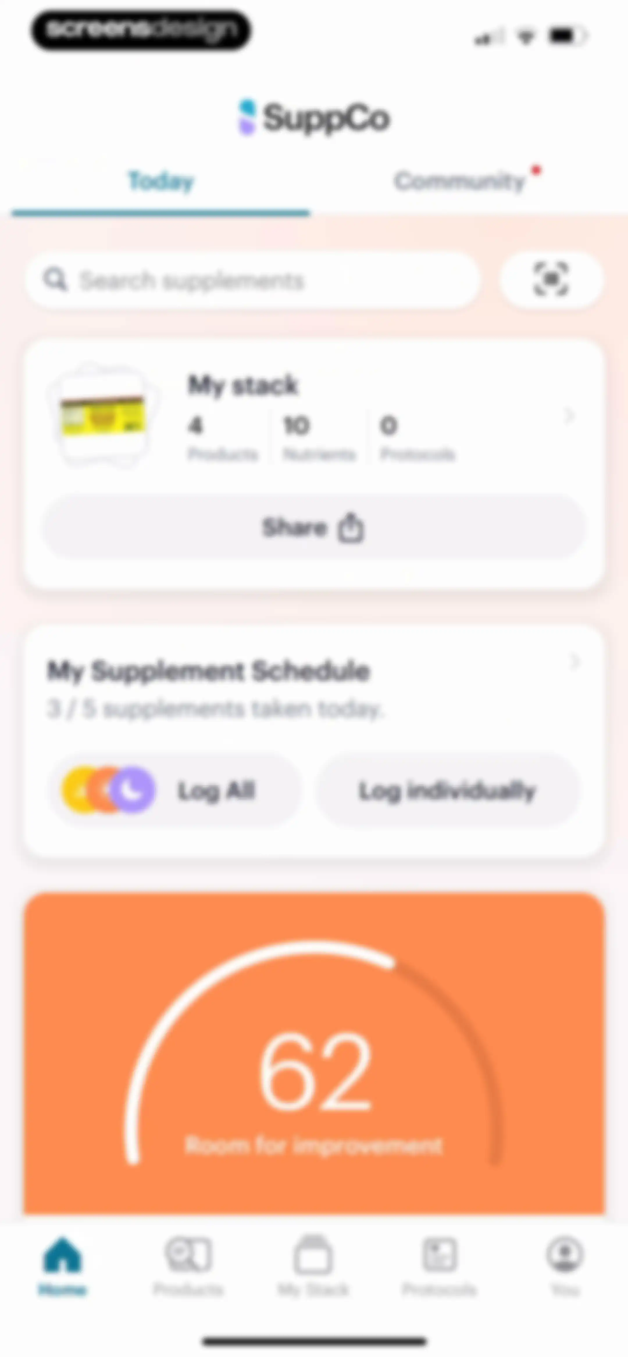 SuppCo: Supplement Scanner screen 134