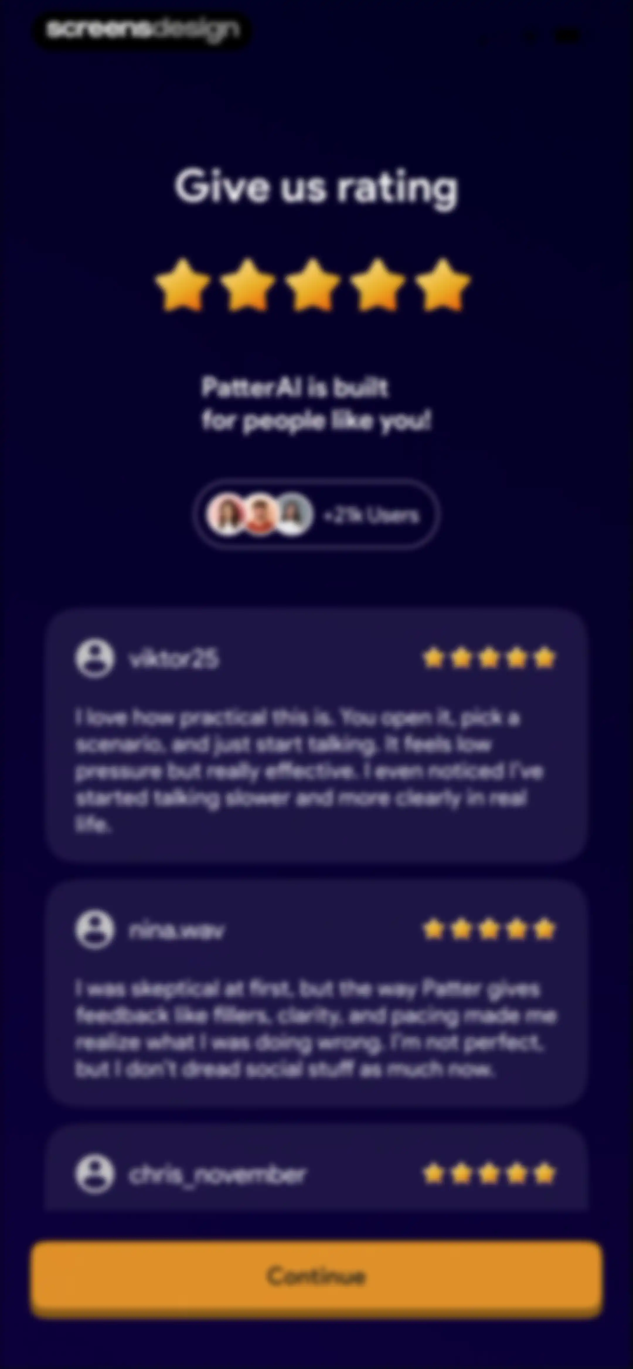 PatterAI: Communication Skills screen 36