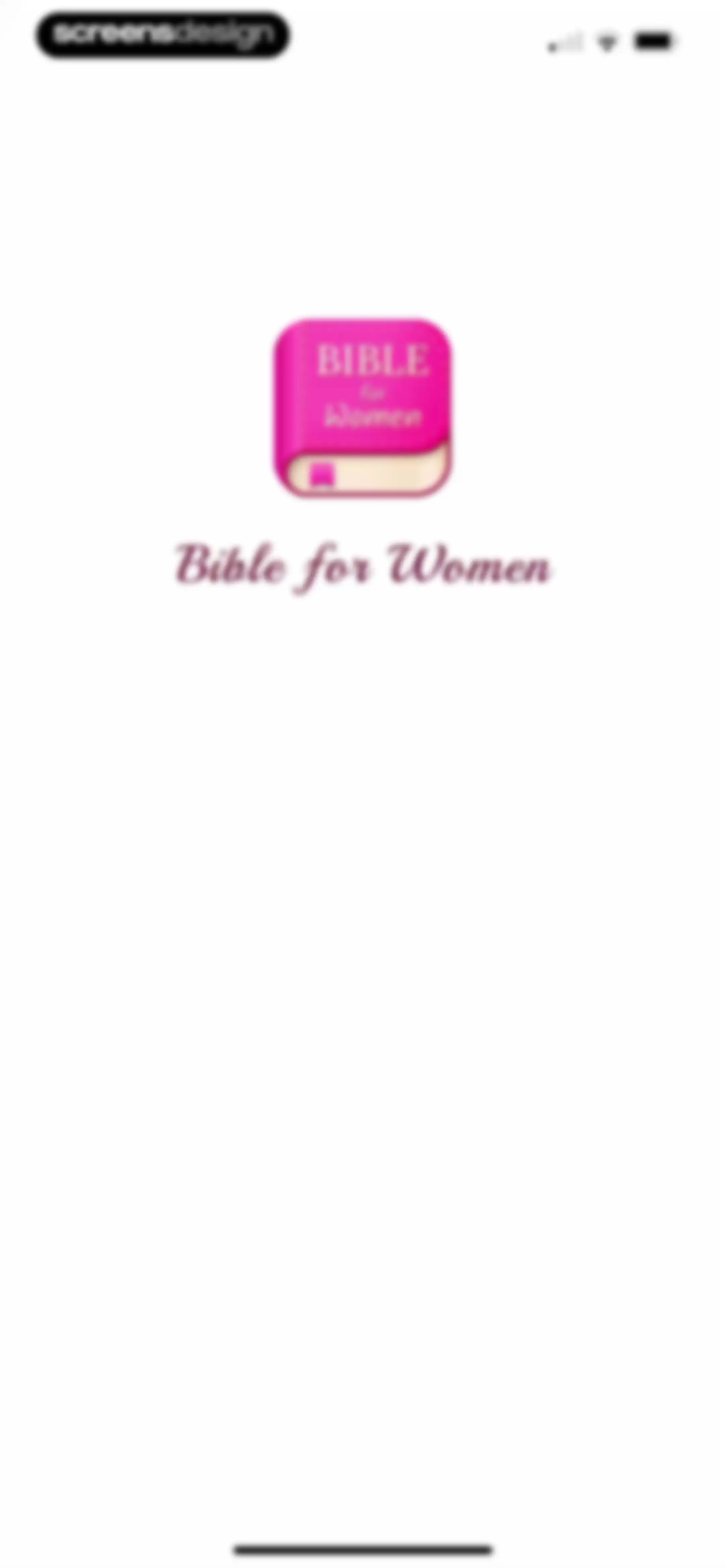 Bible For Women. screen 1