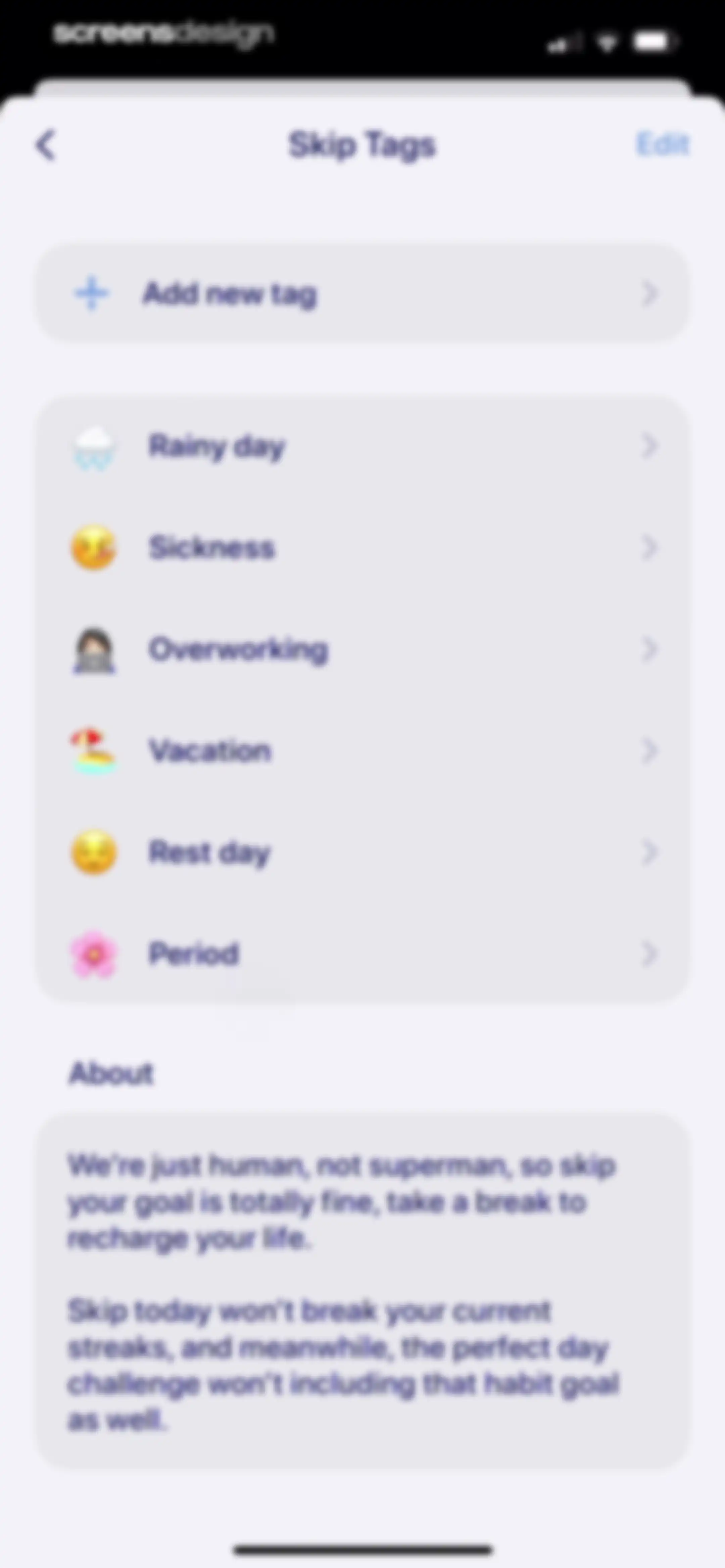 Grow: Health & Fitness screen 141