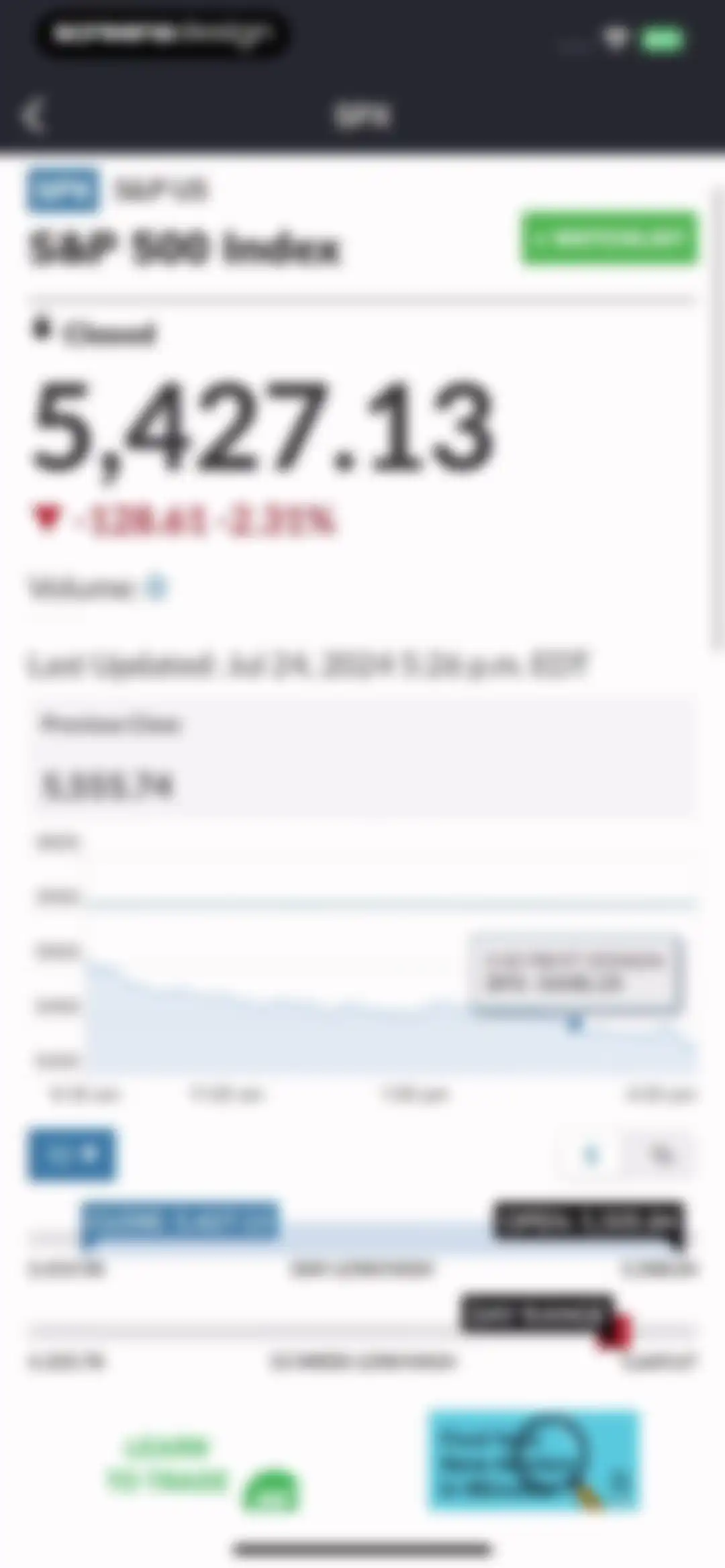 MarketWatch - News & Data screen 27