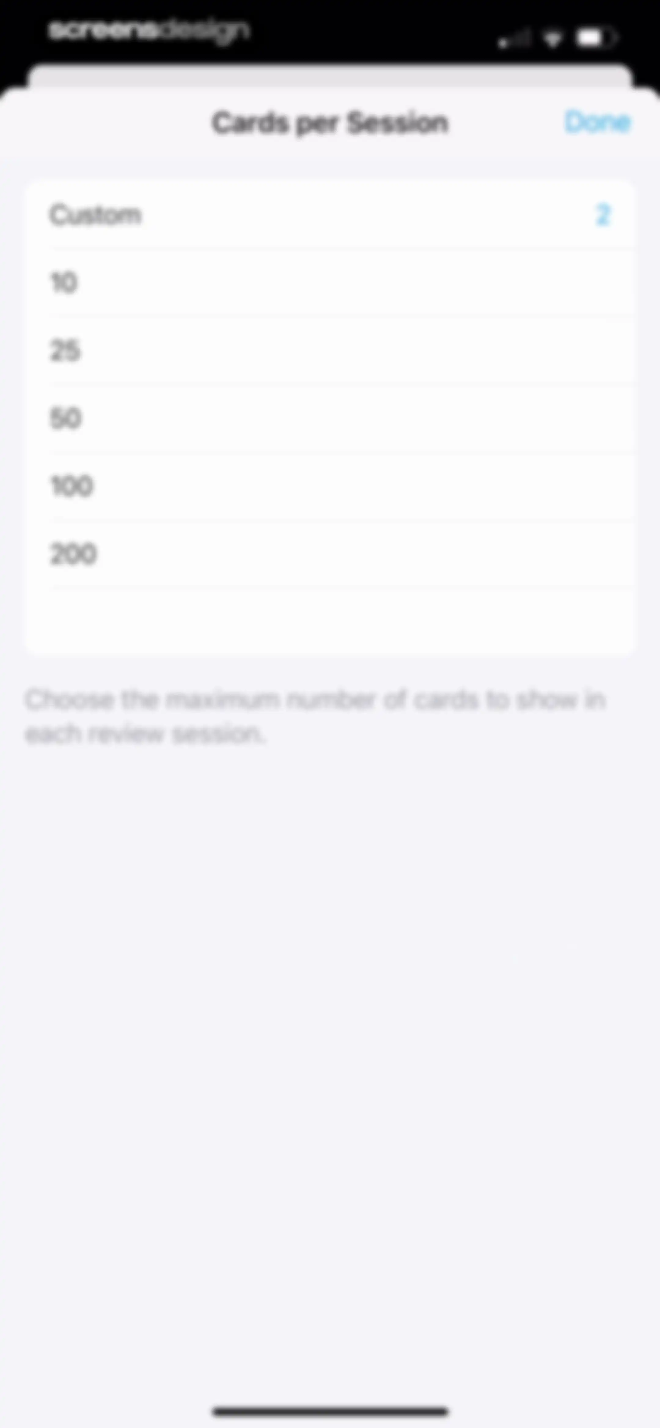 AlgoApp - Flashcards screen 90