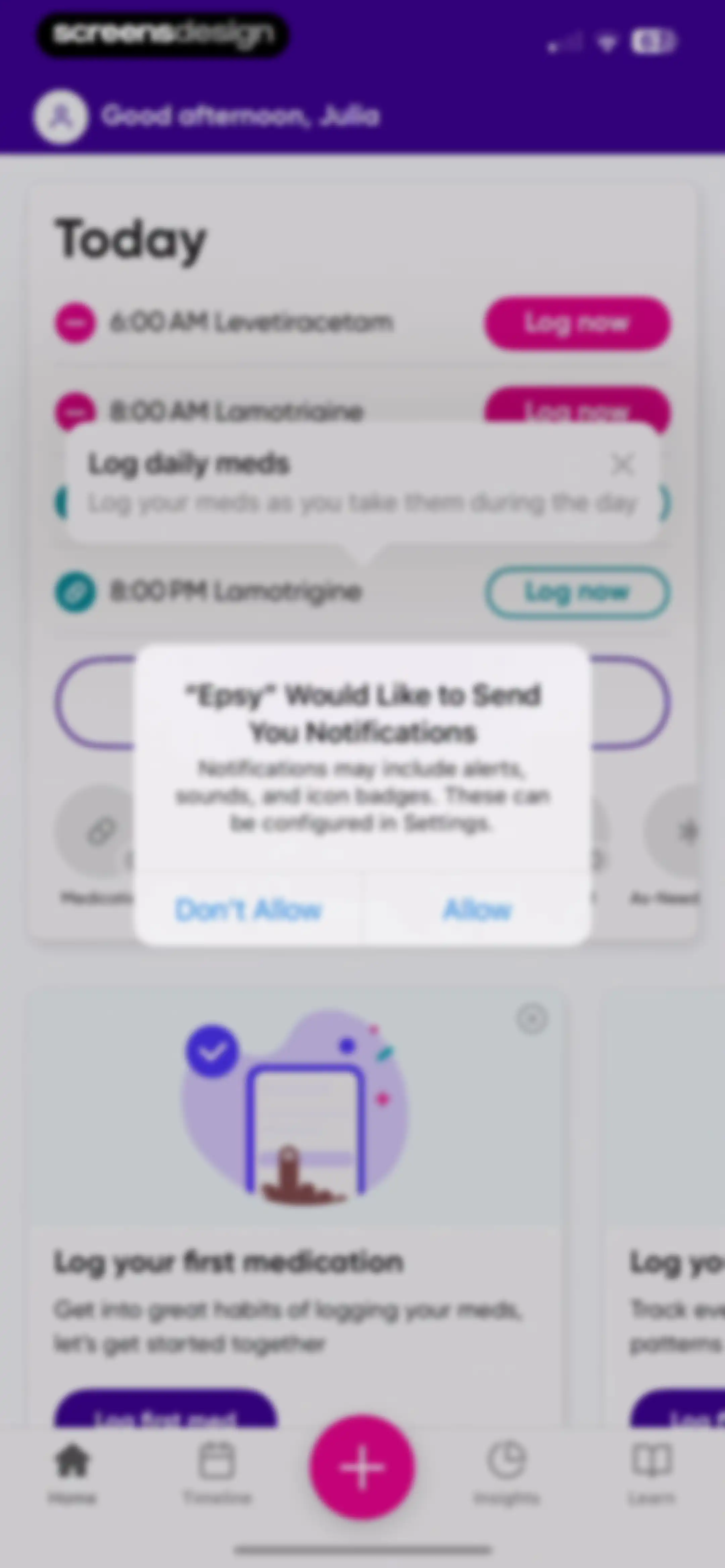 Epsy: Seizure Log for Epilepsy screen 27