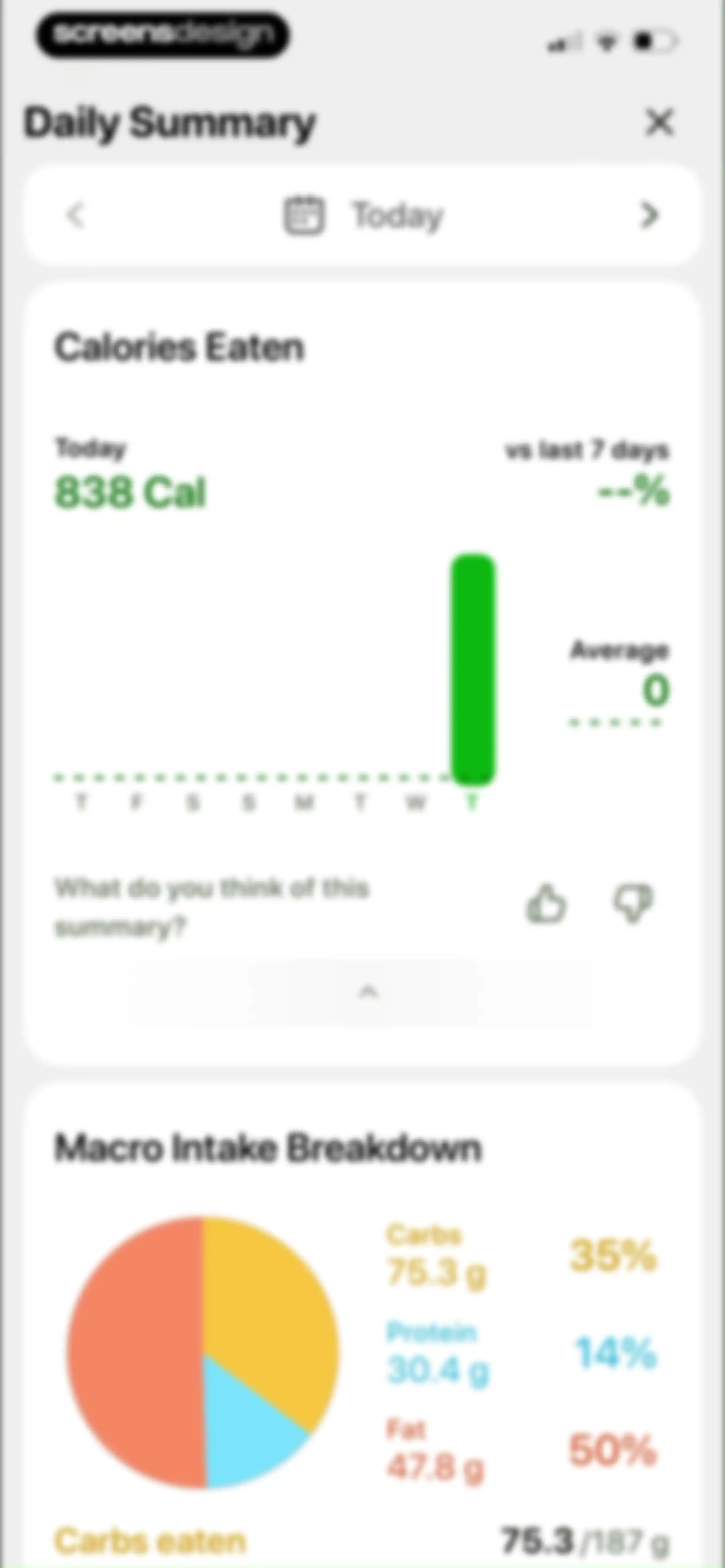 Calo: AI Food Calorie Counter screen 149