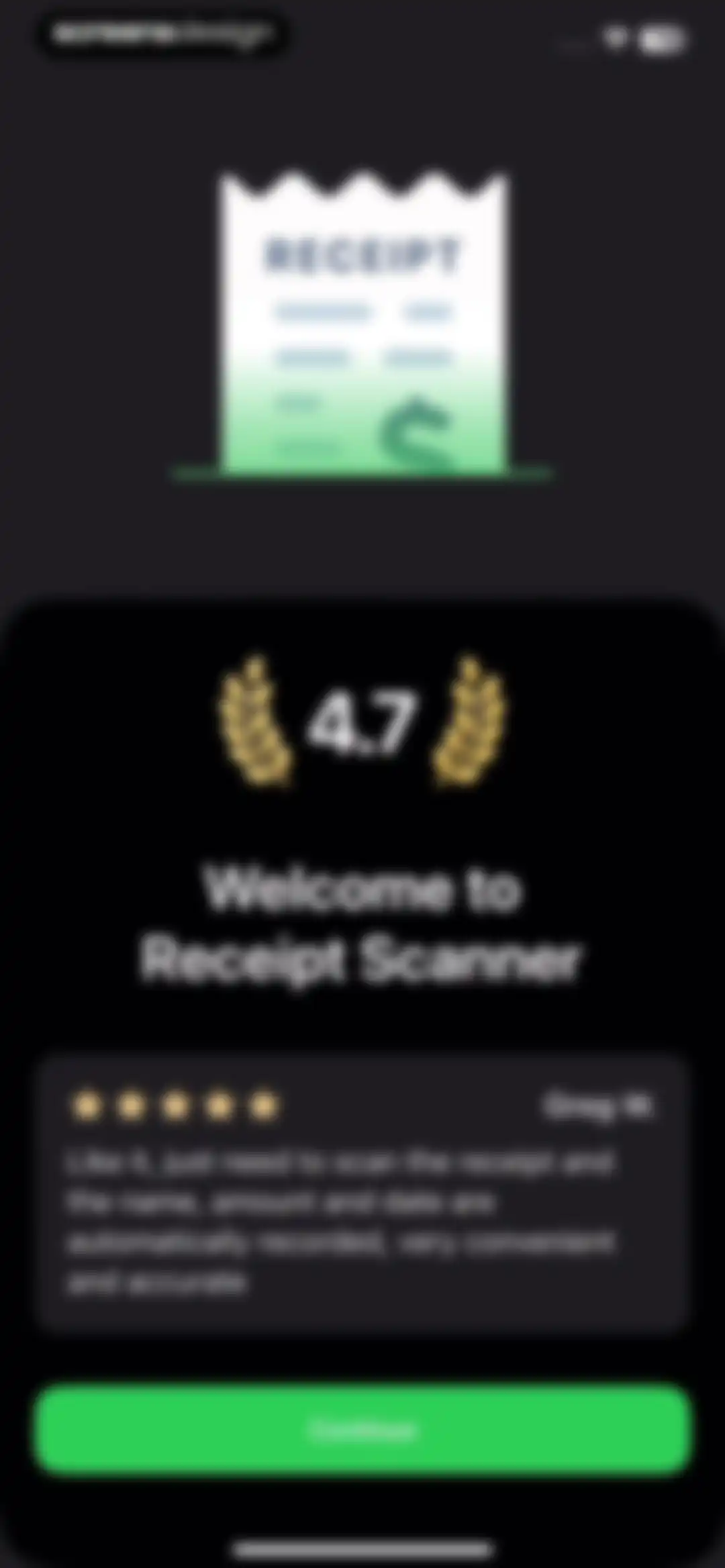 Receipt Scanner・Track Expenses screen 2