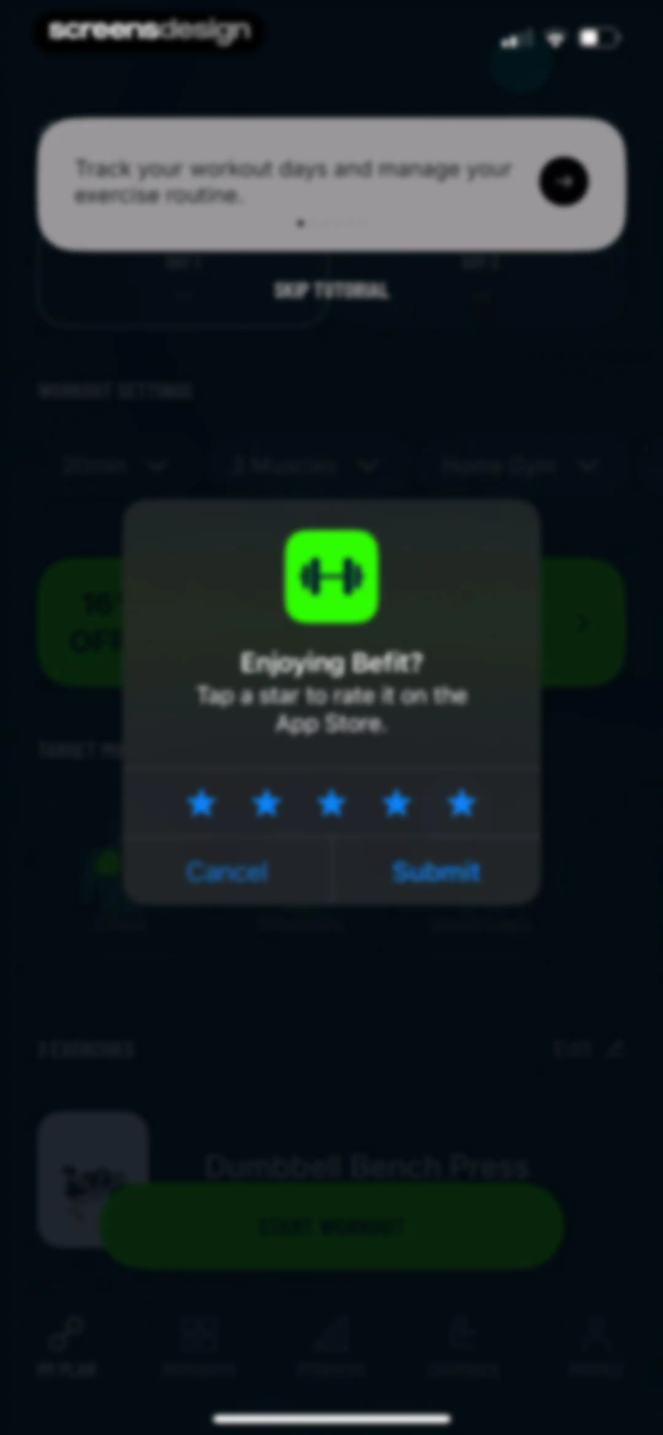 Befit: Gym & Home Workout Plan screen 30