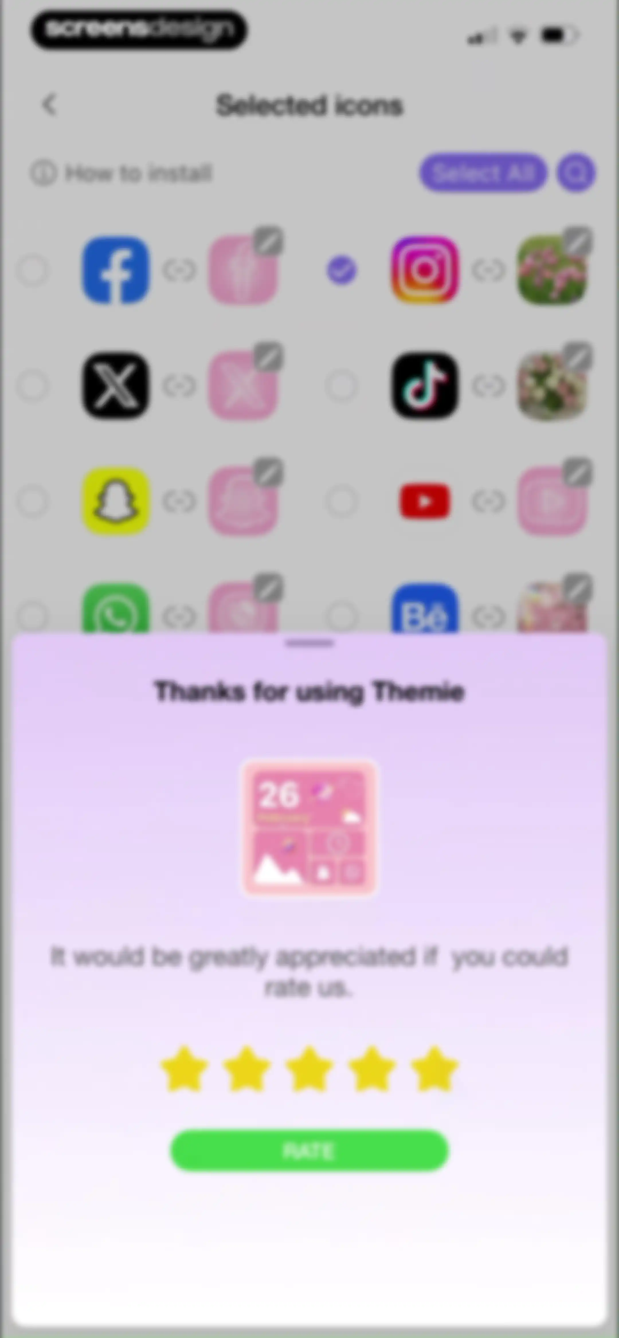 Themie: Wallpapers & Theme screen 79