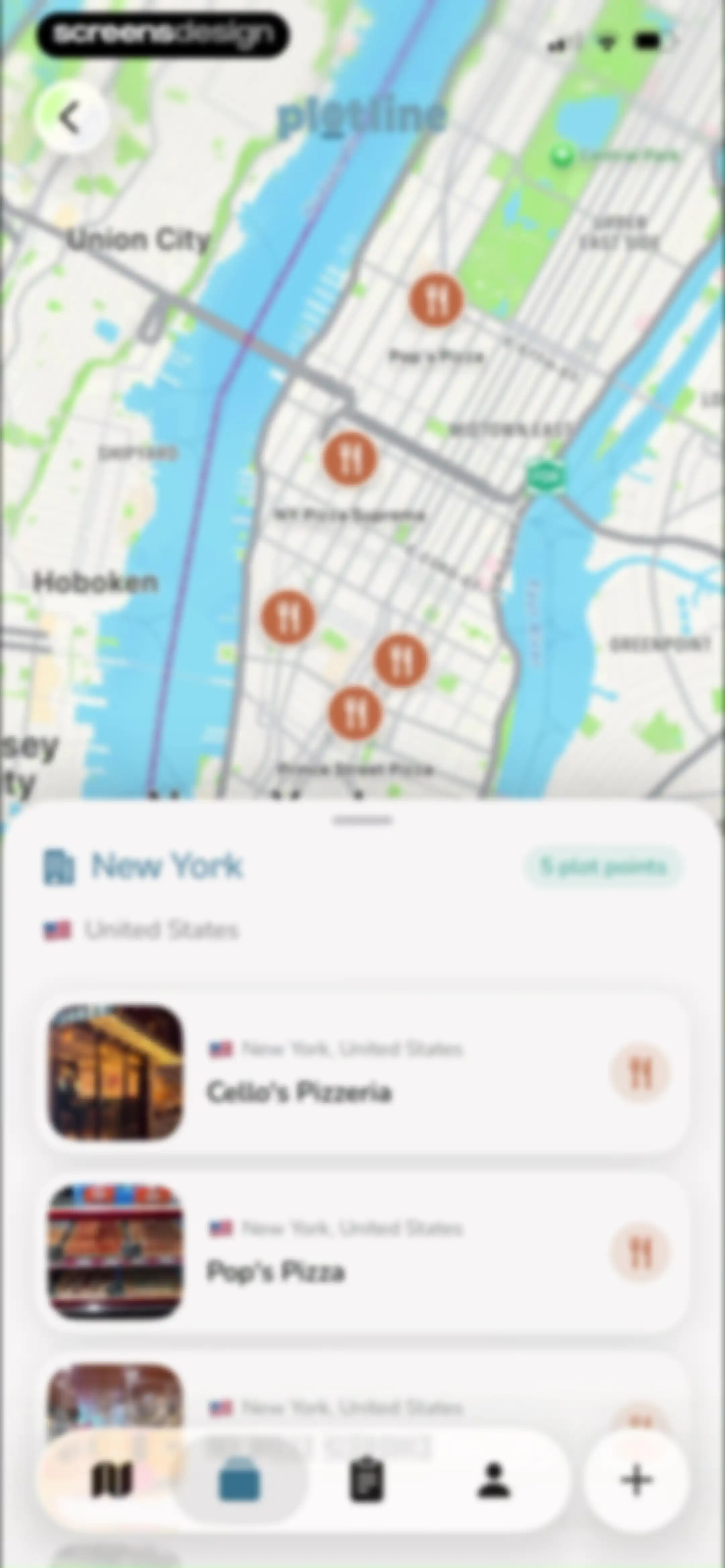 Plotline: Travel Map & Planner screen 109