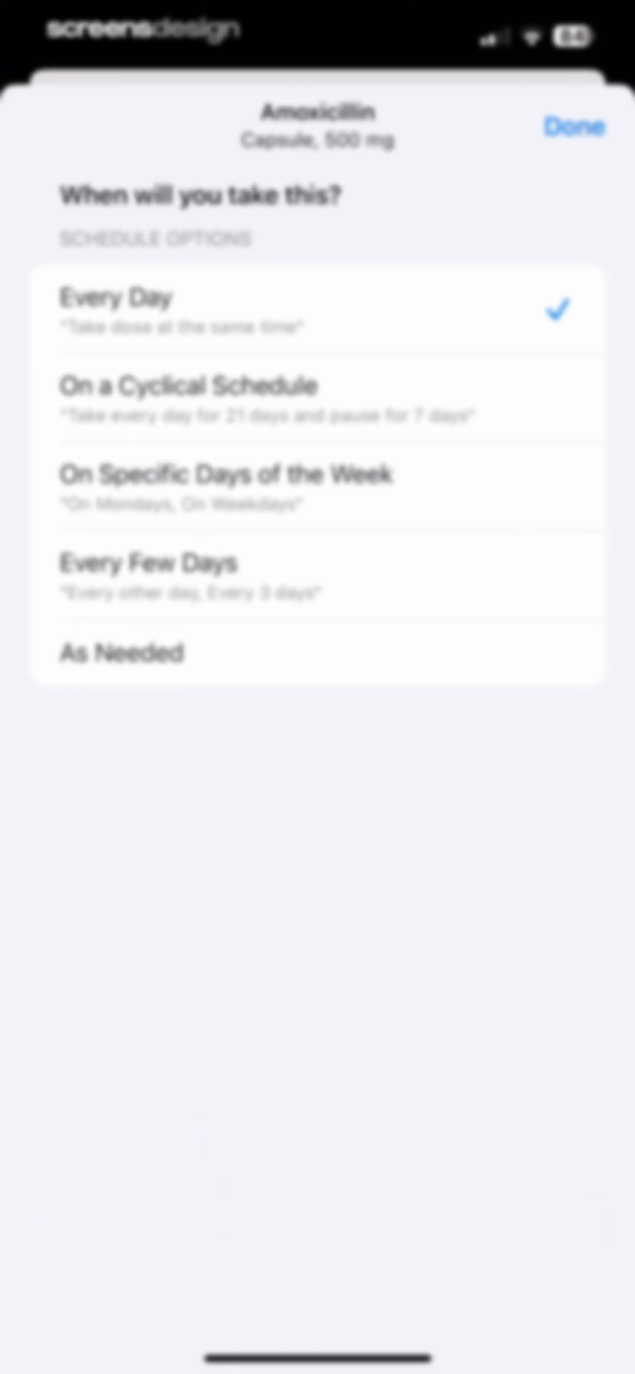 Apple Health screen 120