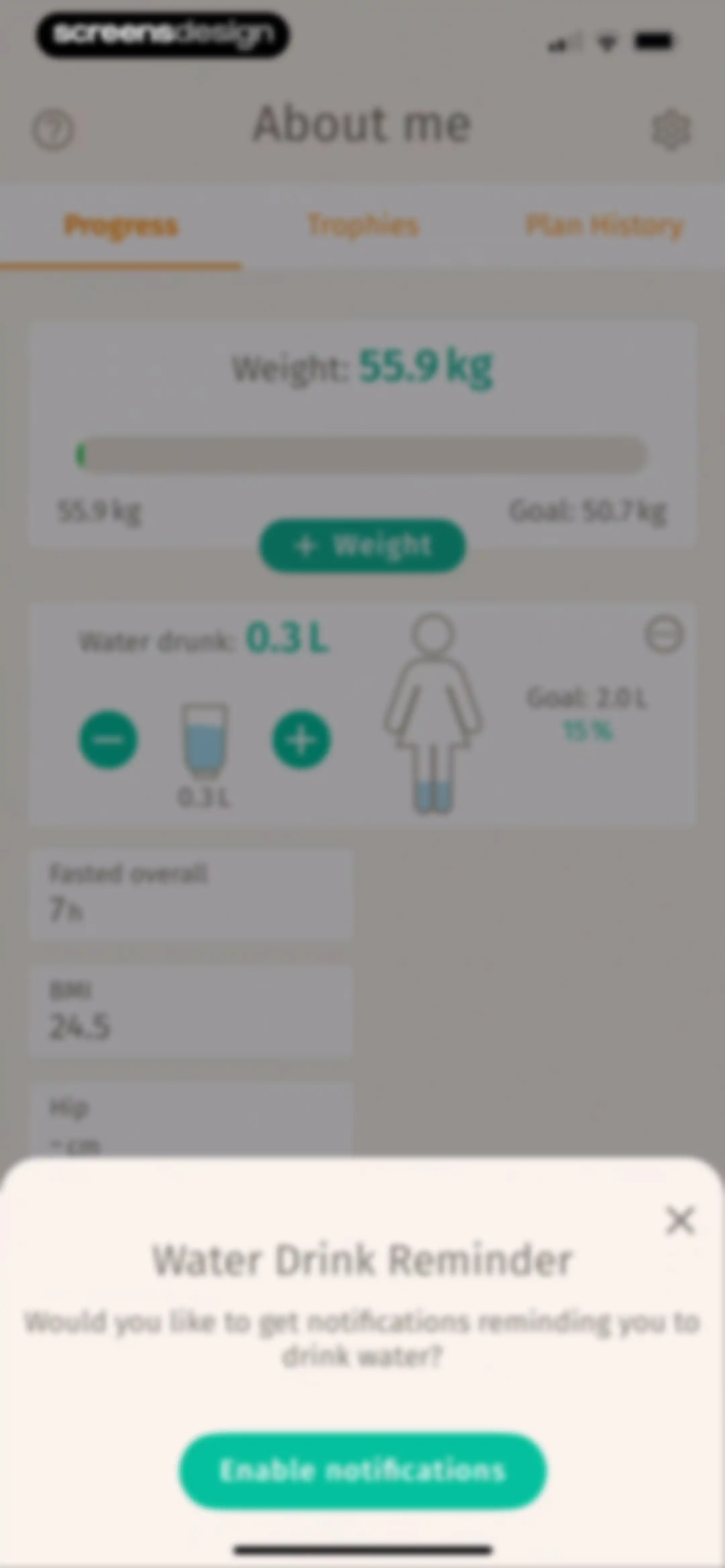 BodyFast: Intermittent Fasting screen 140